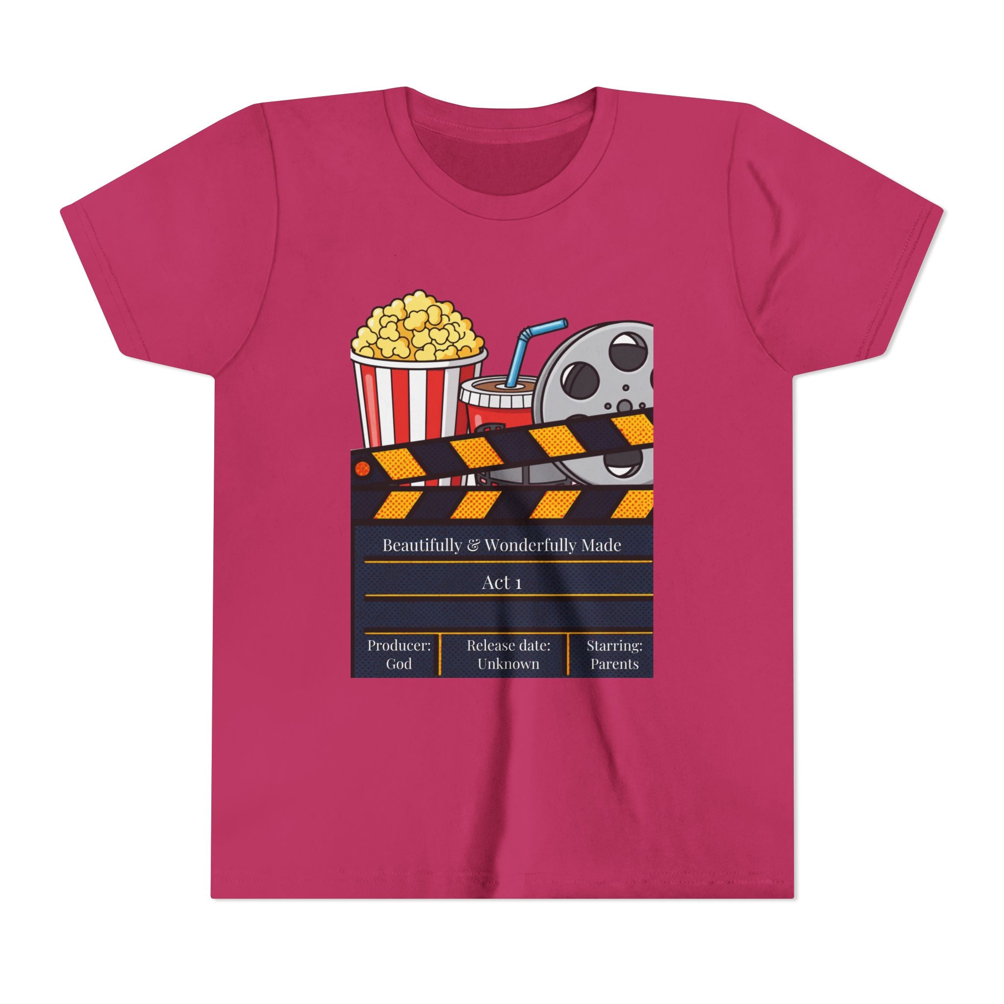 'Beautifully & Wonderfully Made'  — Kids Movie Night Tee