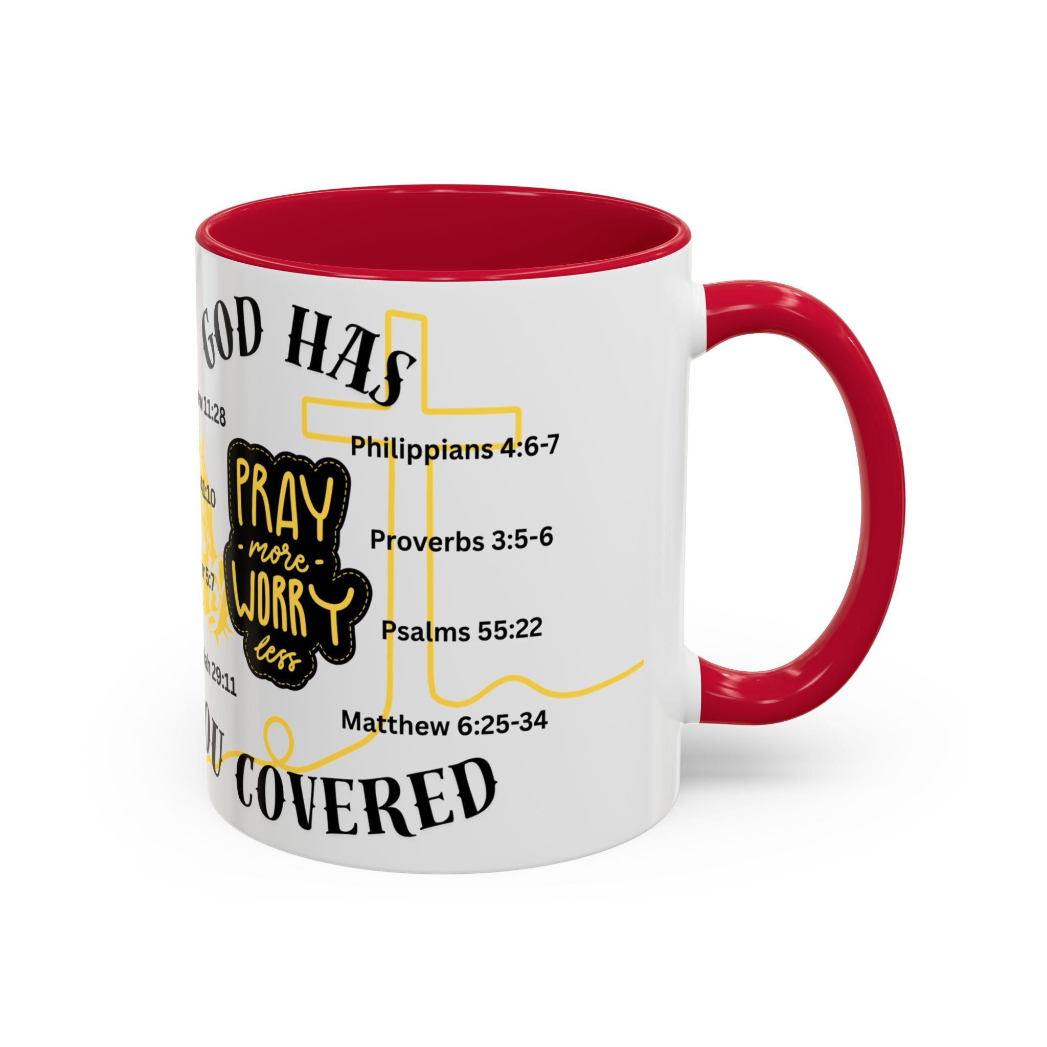 "Pray More, Worry Less" Mug  (11oz/15oz)