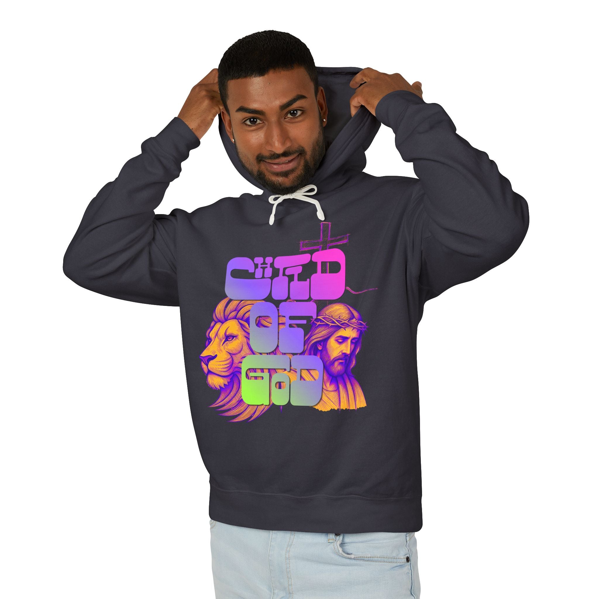 'Child Of God' Lightweight Hooded Sweatshirt