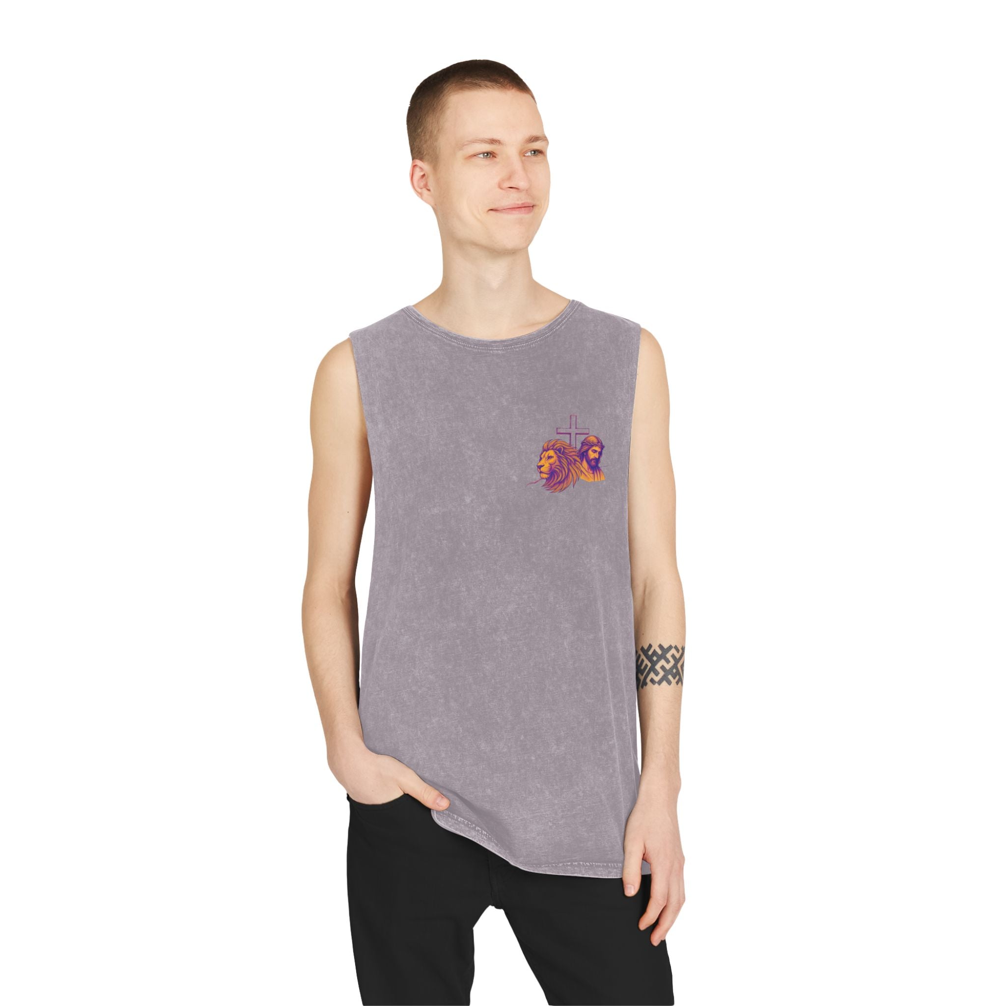 "Jesus Loves You" Stonewash Tank