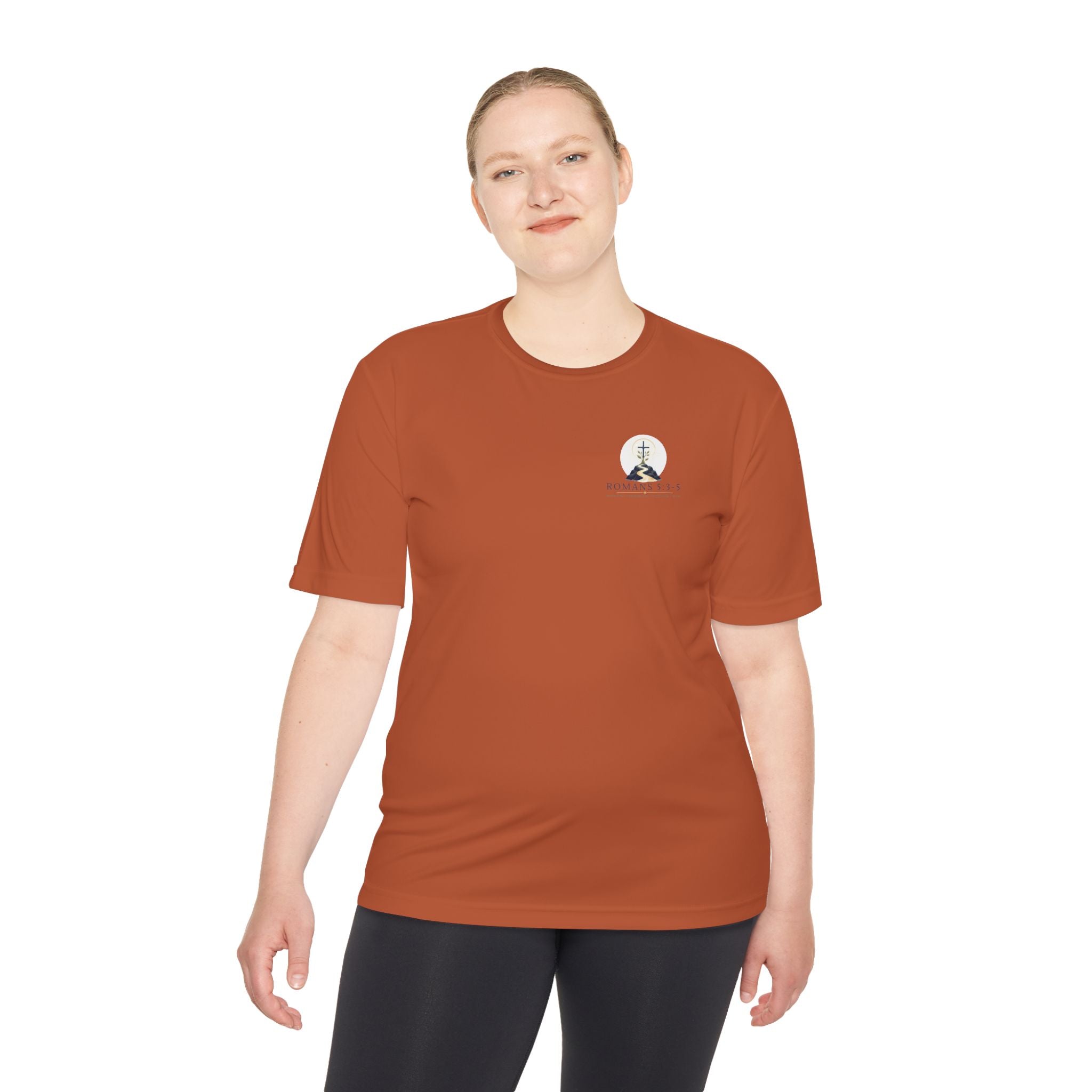 Romans 5:3-5 Christian workout T-Shirt