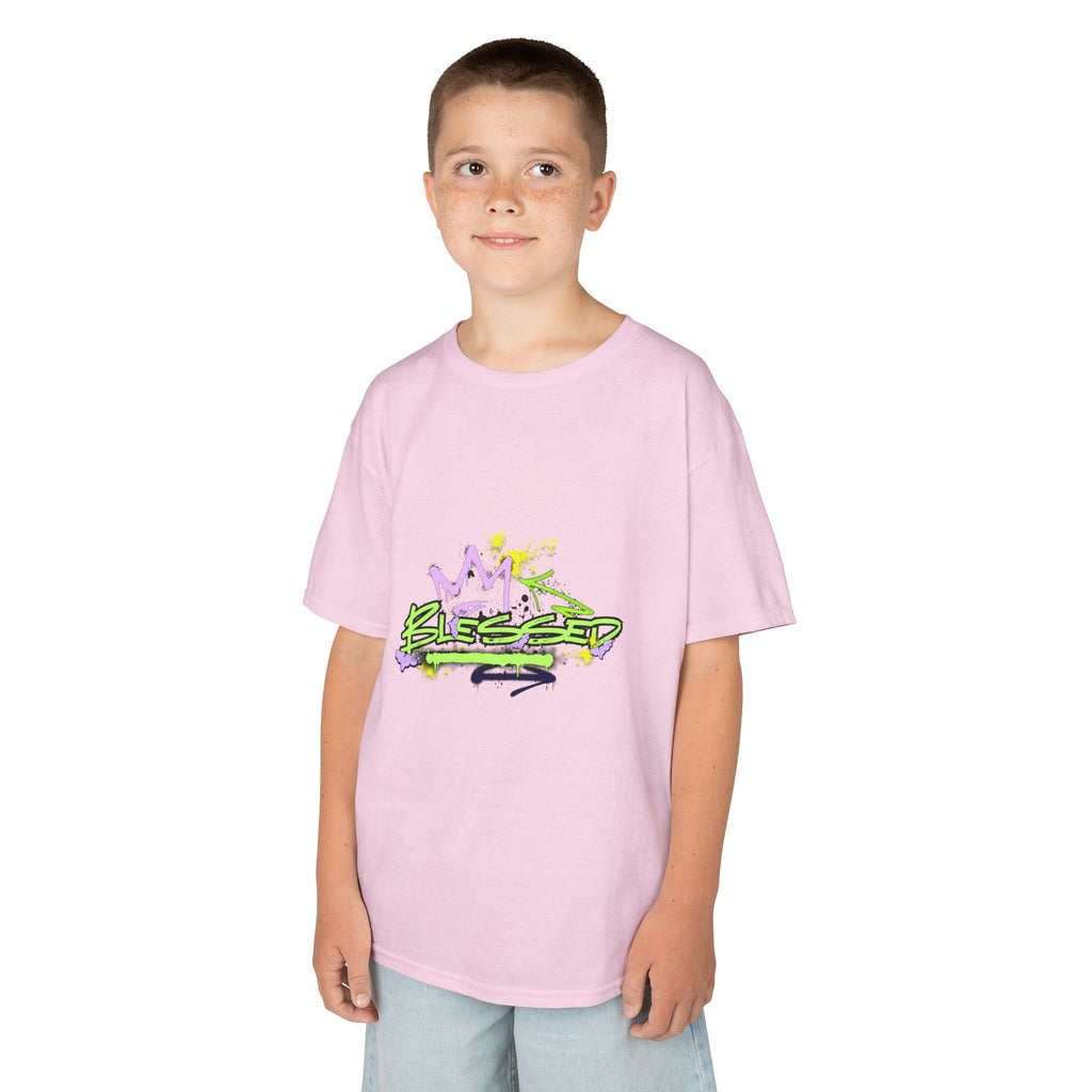 'Blessed' Graffiti - Kids Tee