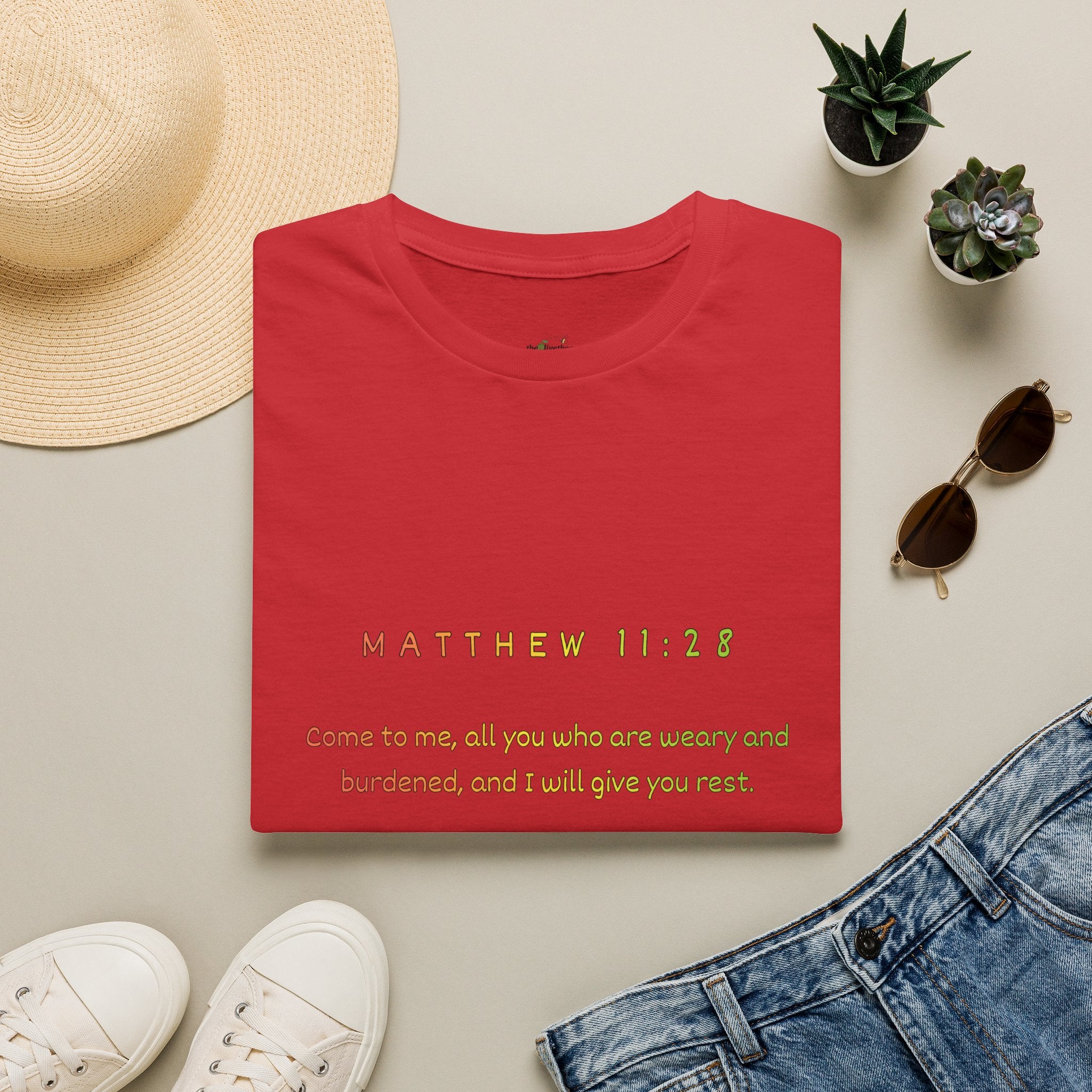 "Come To Me, All Who Are Weary" - Tee