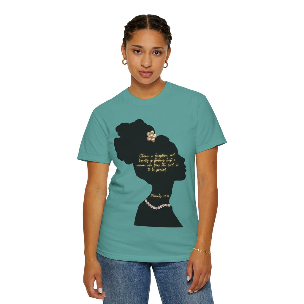 Proverbs 31:30 Pearls - T-Shirt
