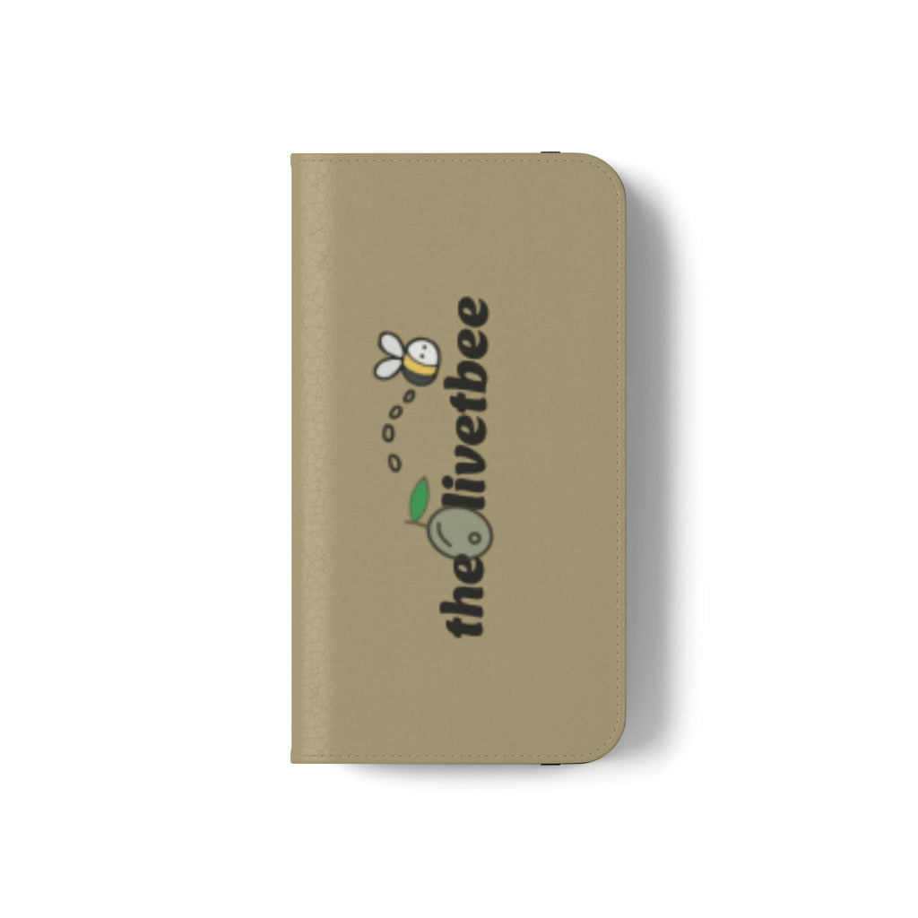 Flip Case Phone Wallet — 'theOlivetbee' Logo Folio Cover with Card Slots