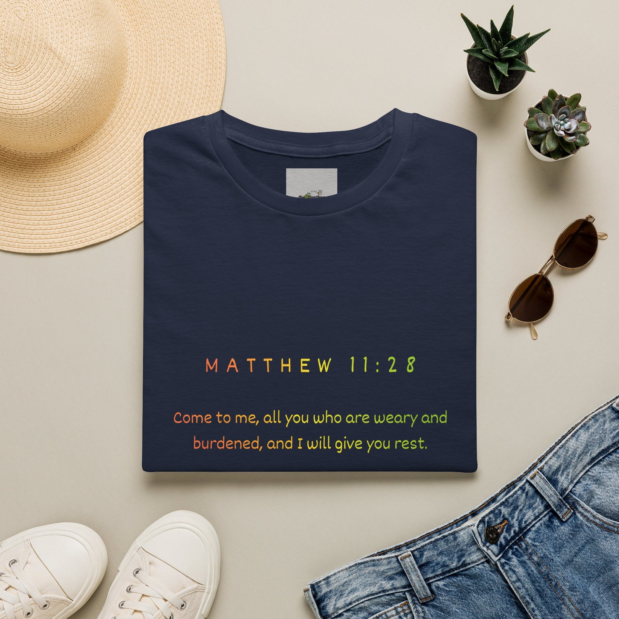 "Come To Me, All Who Are Weary" - Tee