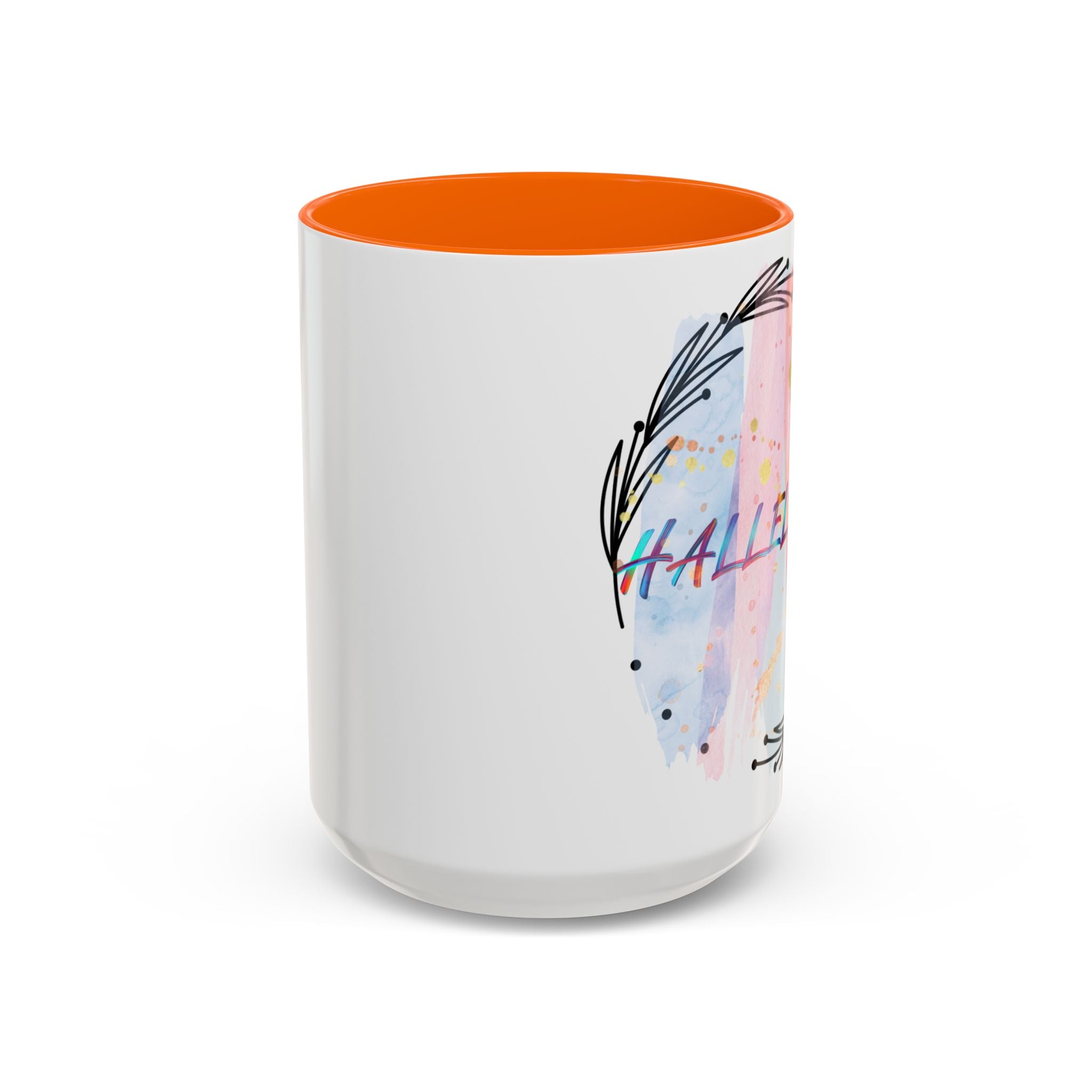 'Hallelujah'  —  Watercolor Accent Coffee Mug (11/15oz)