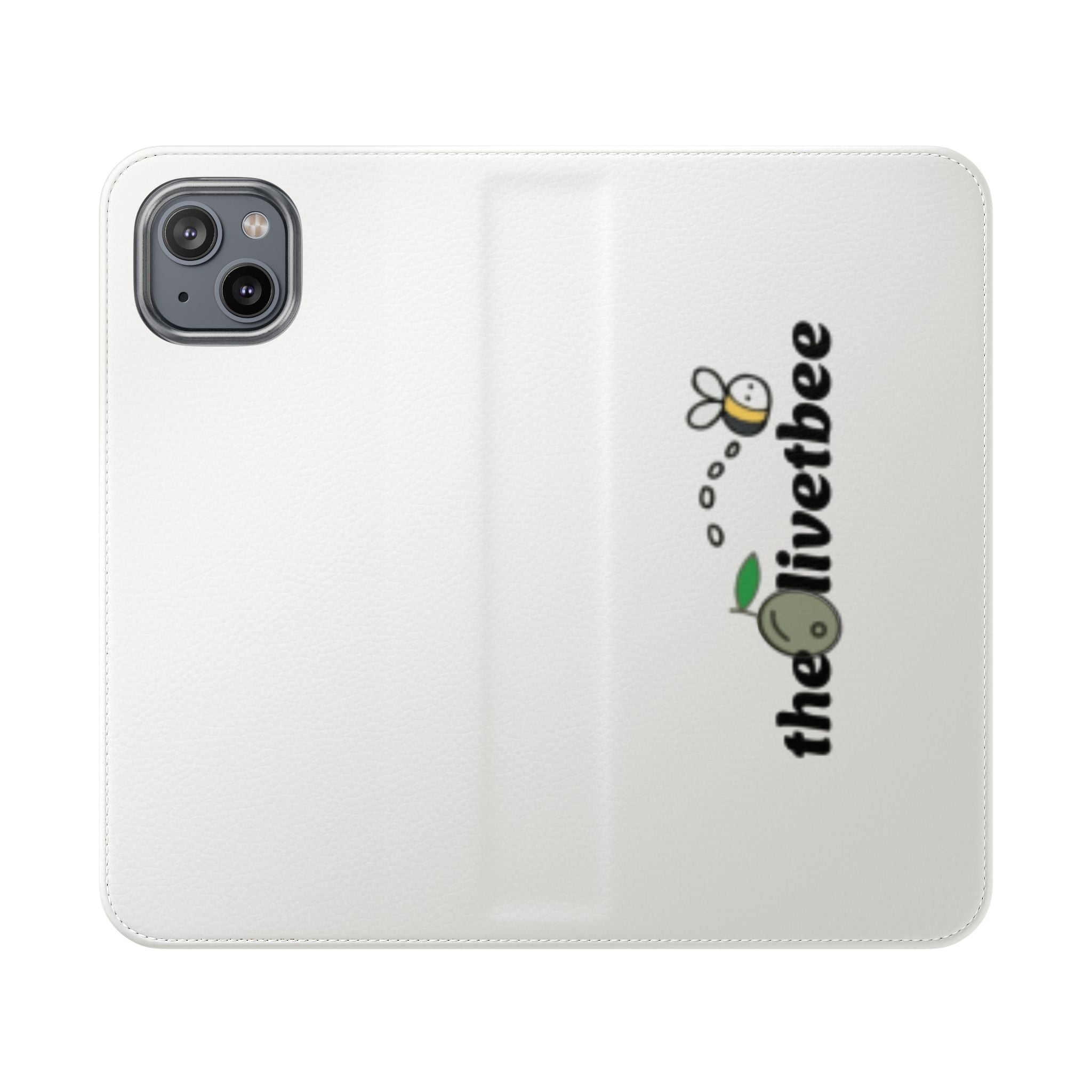 Flip Case Phone Wallet — 'theOlivetbee' Folio with Card Slots