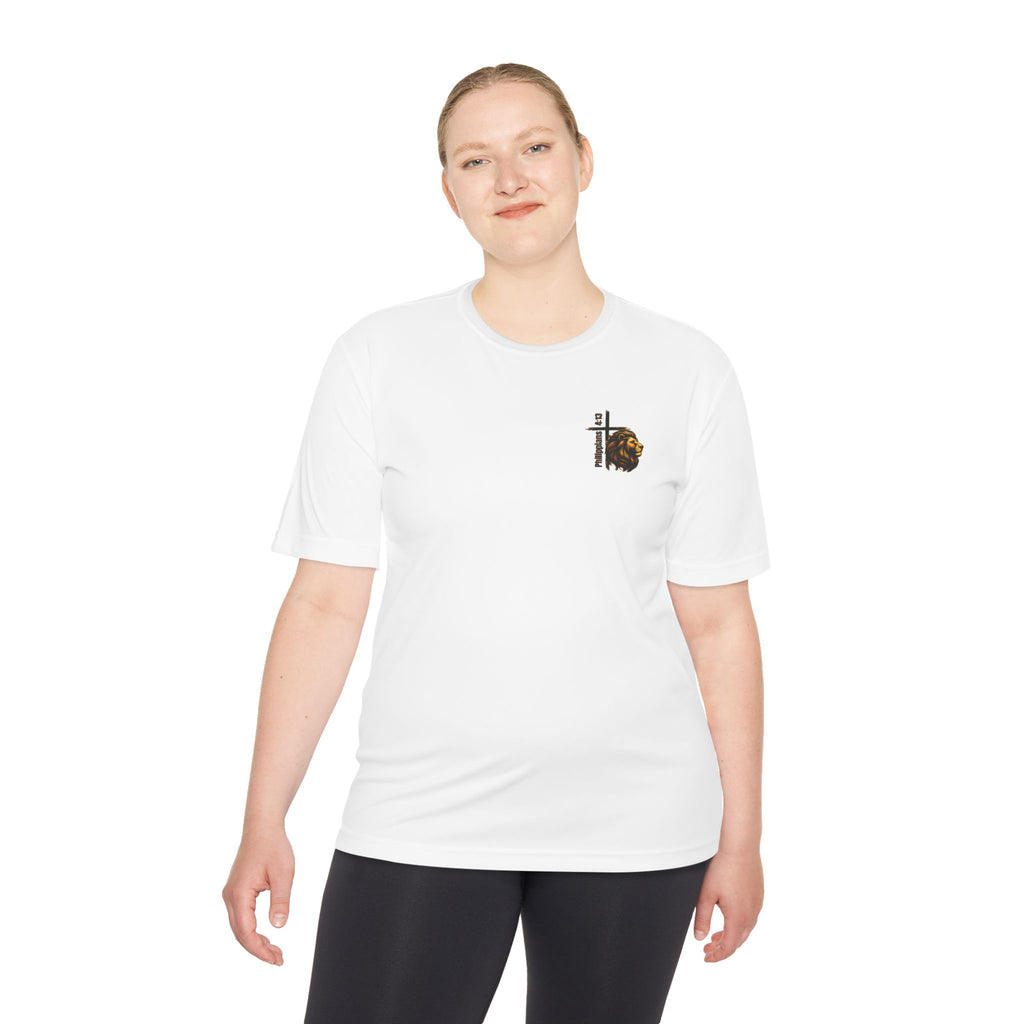 Philippians 4:13— Moisture-Wicking T-Shirt