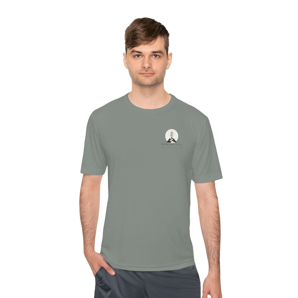 Romans 5:3-5 Christian workout T-Shirt