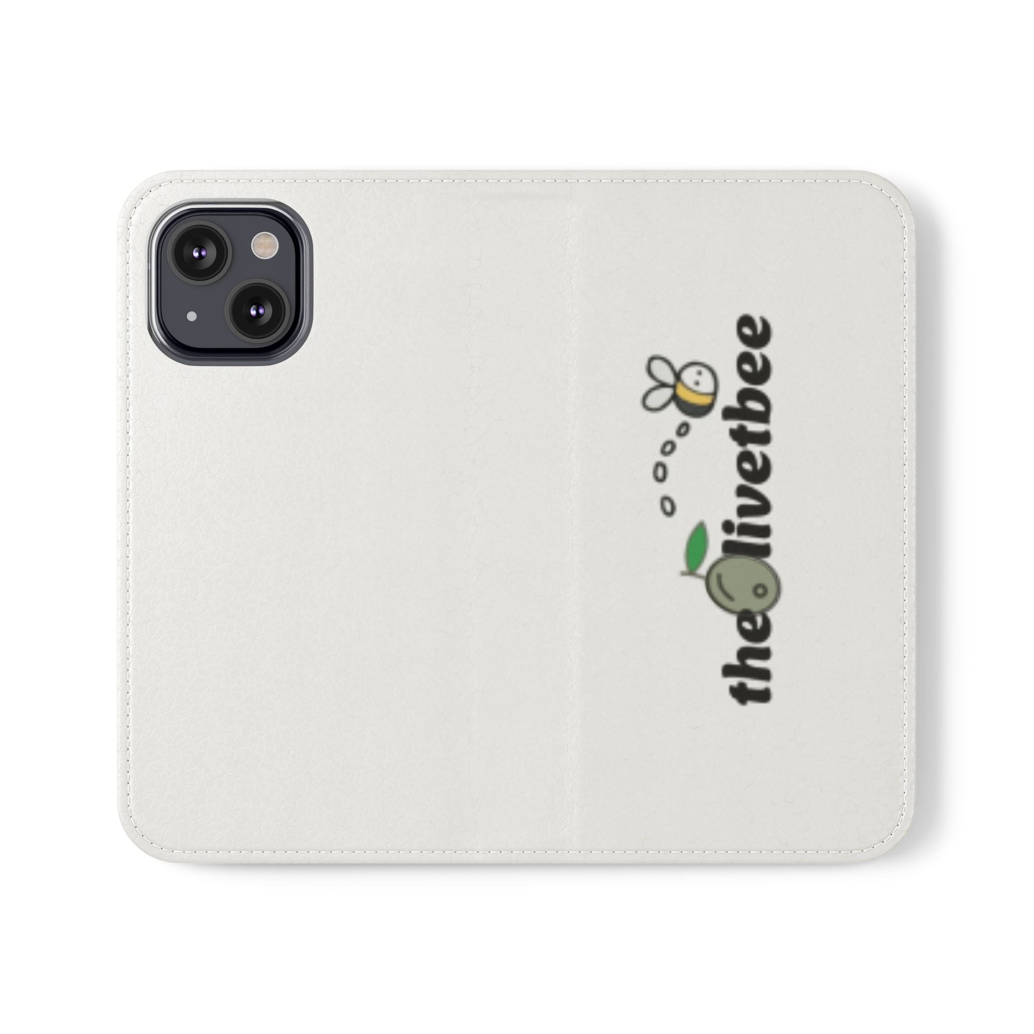 Flip Case Phone Wallet — 'theOlivetbee' Folio with Card Slots