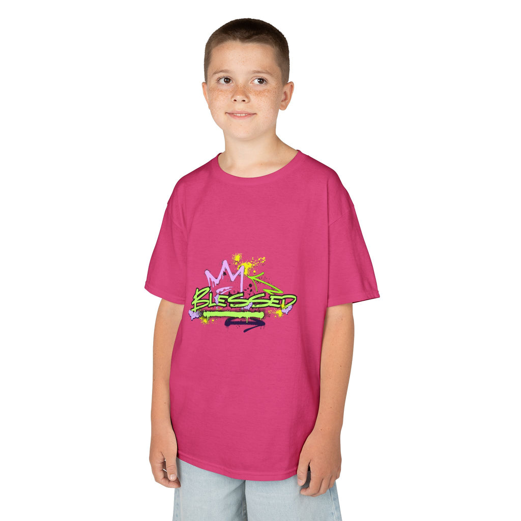 'Blessed' Graffiti - Kids Tee