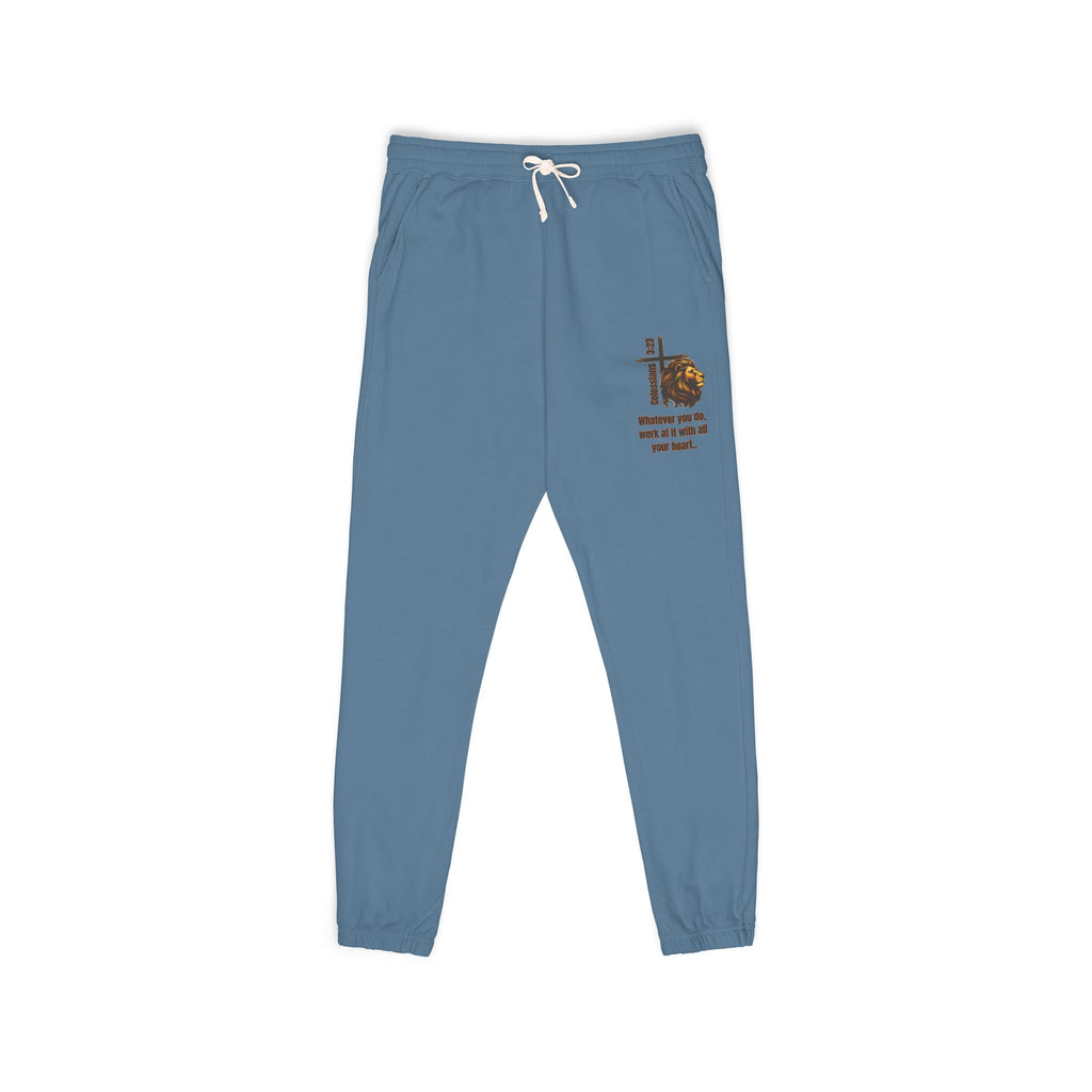 Colossians 3:23: Fleece Joggers