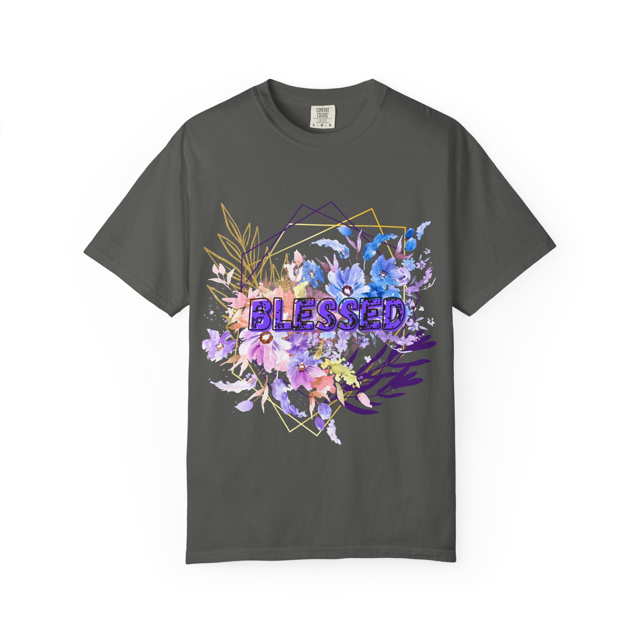 'Blessed'  — Floral T-Shirt