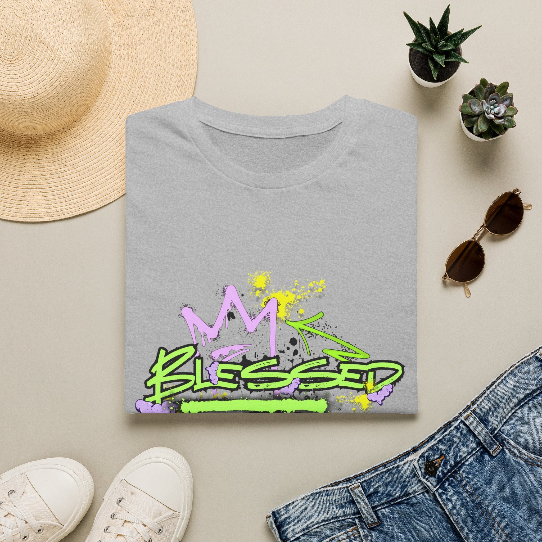 'Blessed' Graffiti — T-Shirt