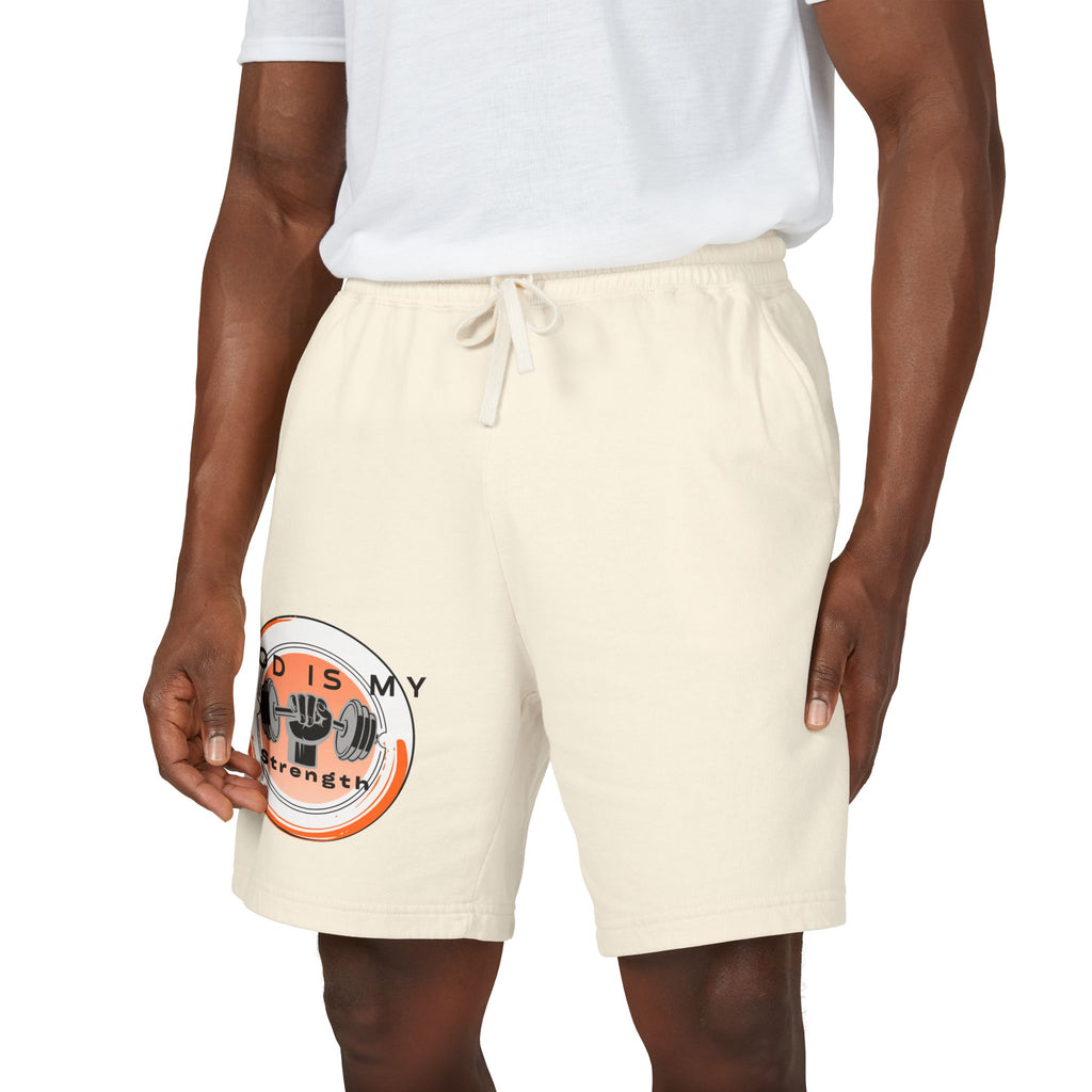 "God Is My Strength" — Fleece Sweat Shorts
