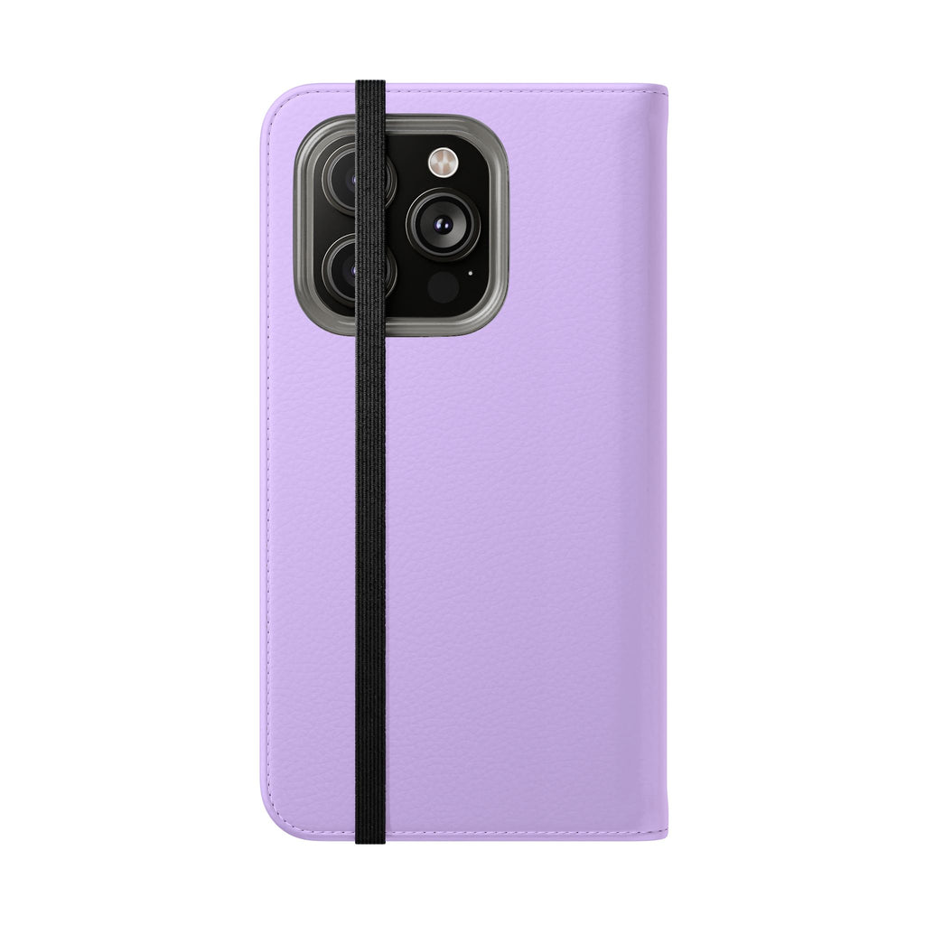 Lavender Flip Phone Case – “Tried, Tested, God’s Given Grace” Wallet Cover