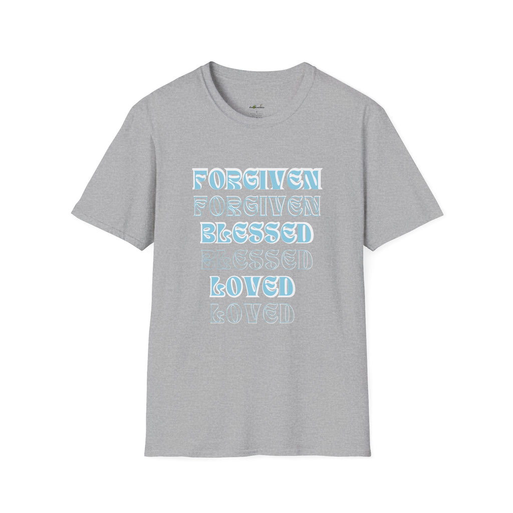 Forgiven, Blessed, Loved — Tee
