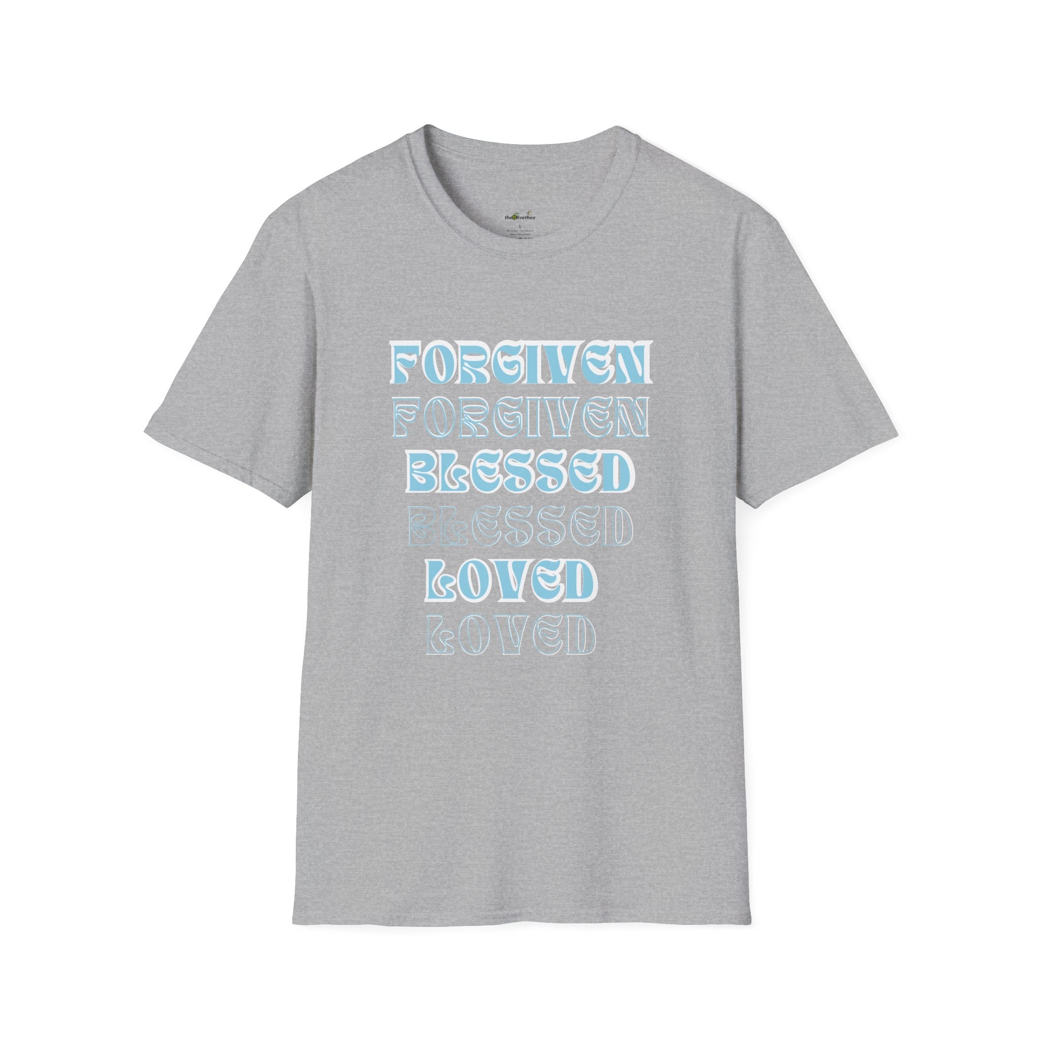 Forgiven, Blessed, Loved — Tee