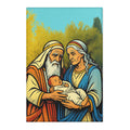 Abraham, Sarah, & Issac Pop Art Area Rug