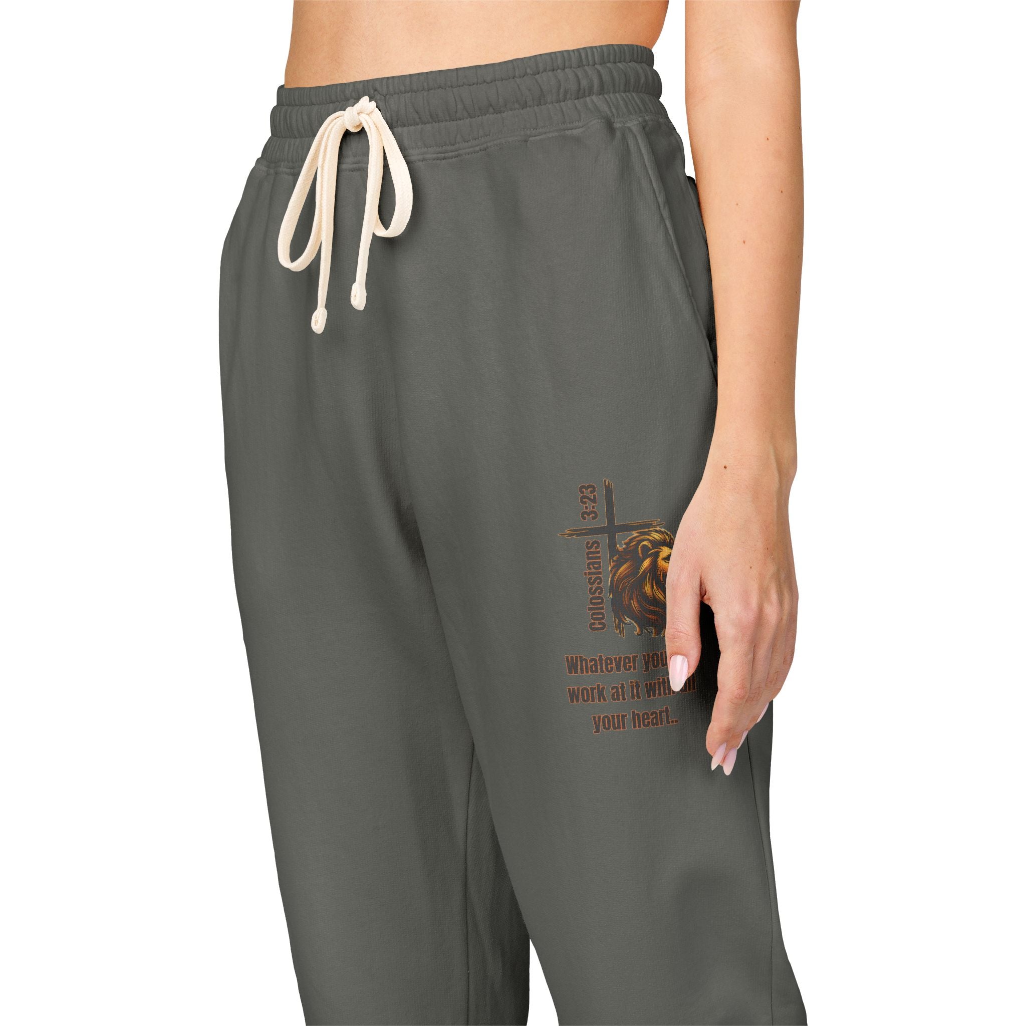 Colossians 3:23: Fleece Joggers