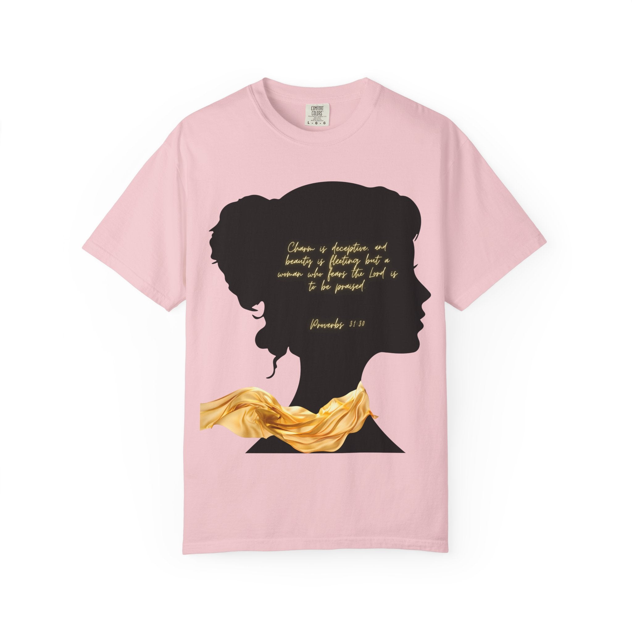 Proverbs 31:30 Gold Scarf - T-Shirt