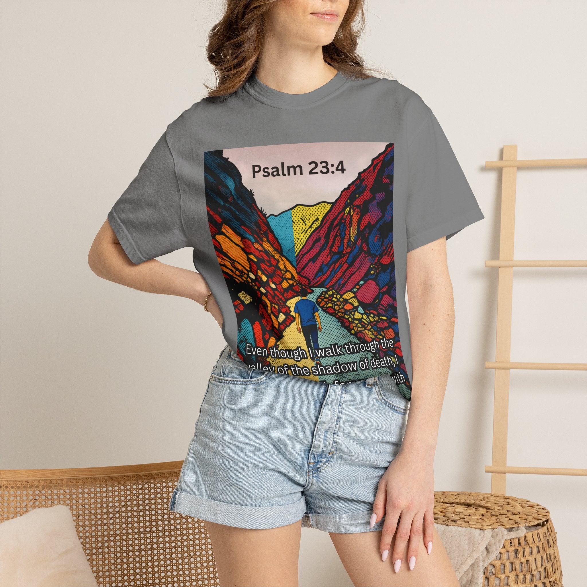 Psalm 23:4 — Valley Tee