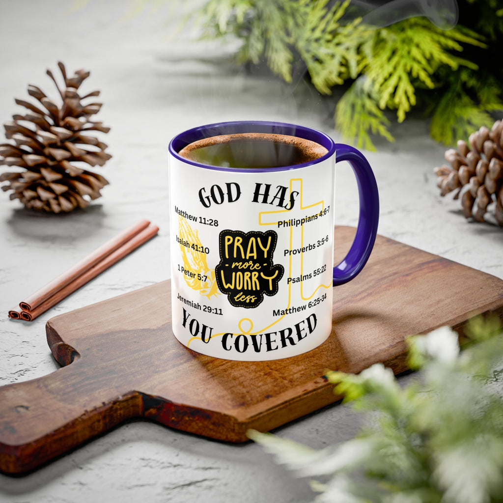 "Pray More, Worry Less" Mug  (11oz/15oz)