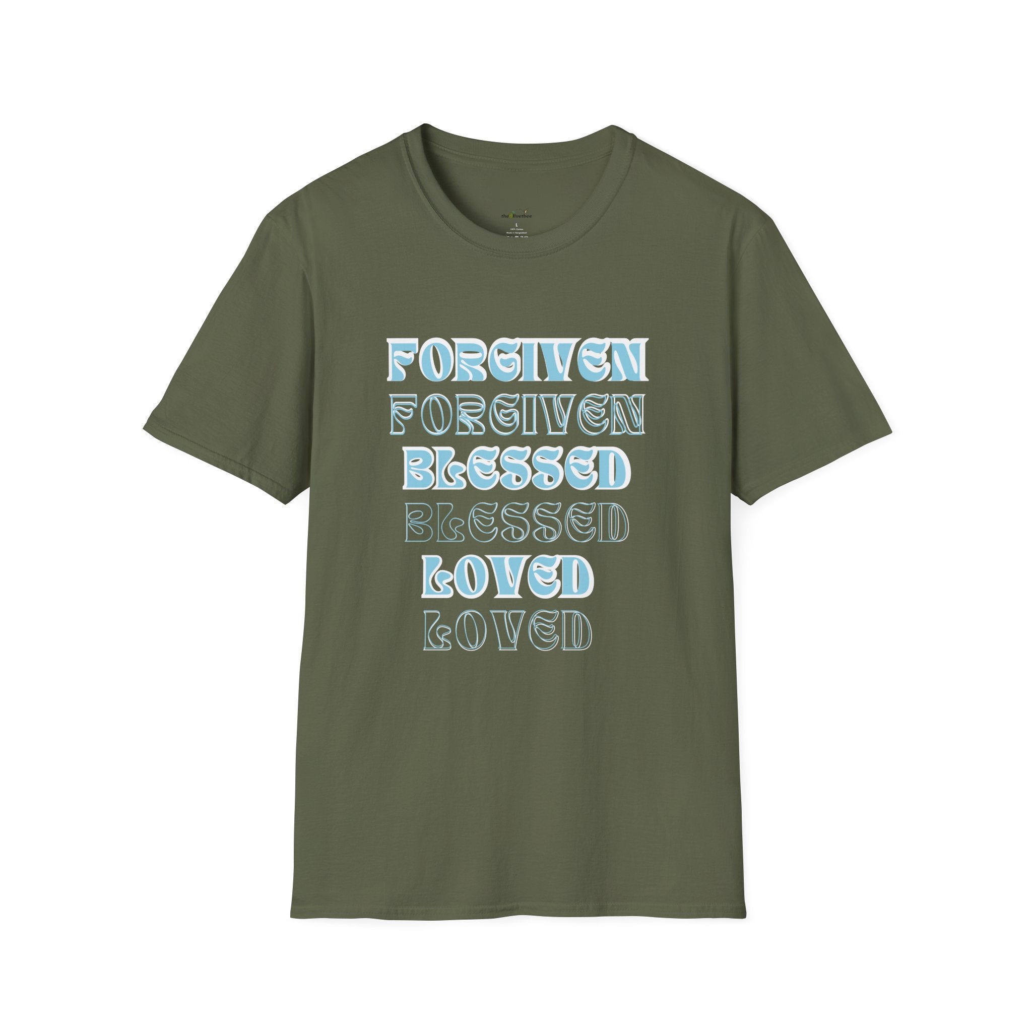 Forgiven, Blessed, Loved — Tee