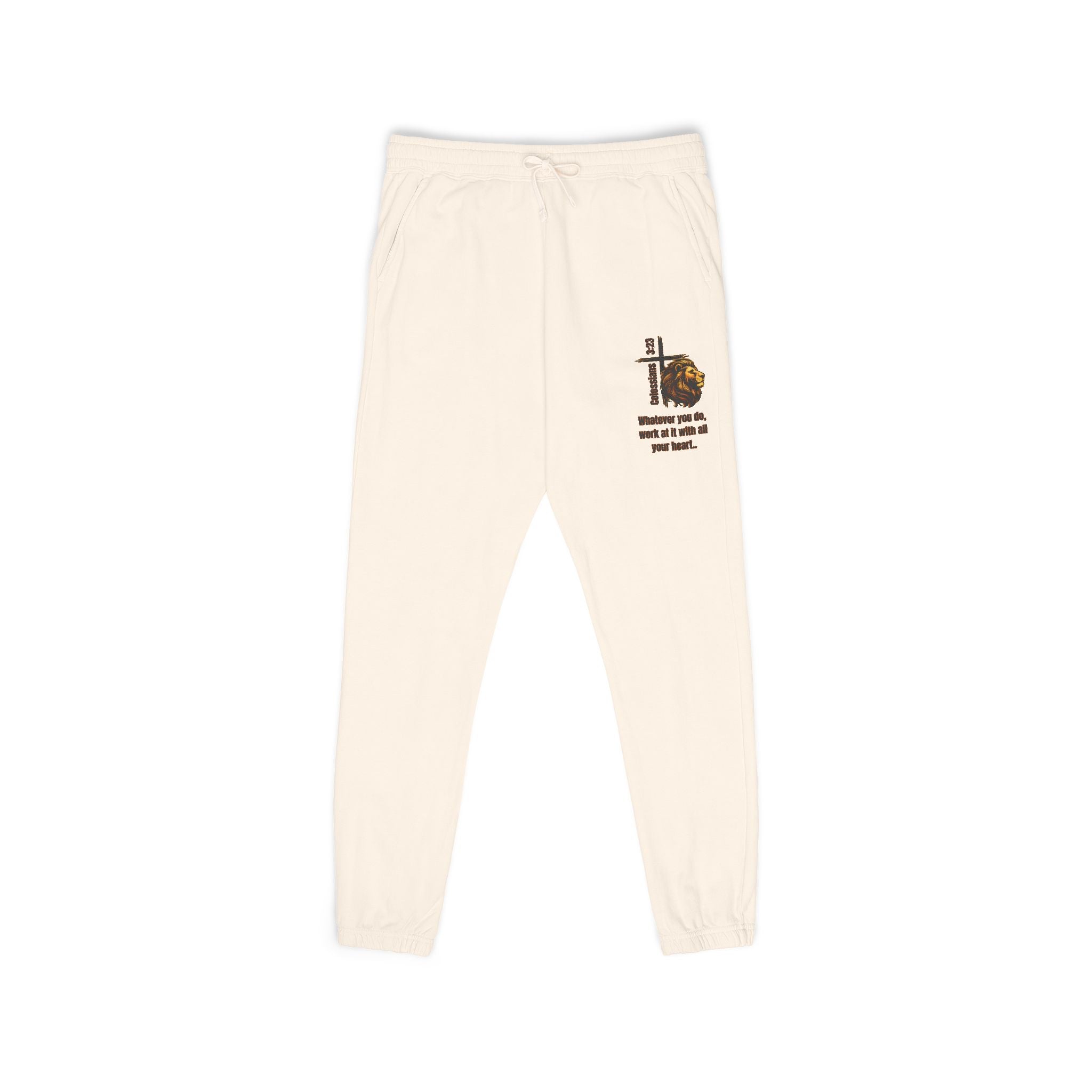 Colossians 3:23: Fleece Joggers
