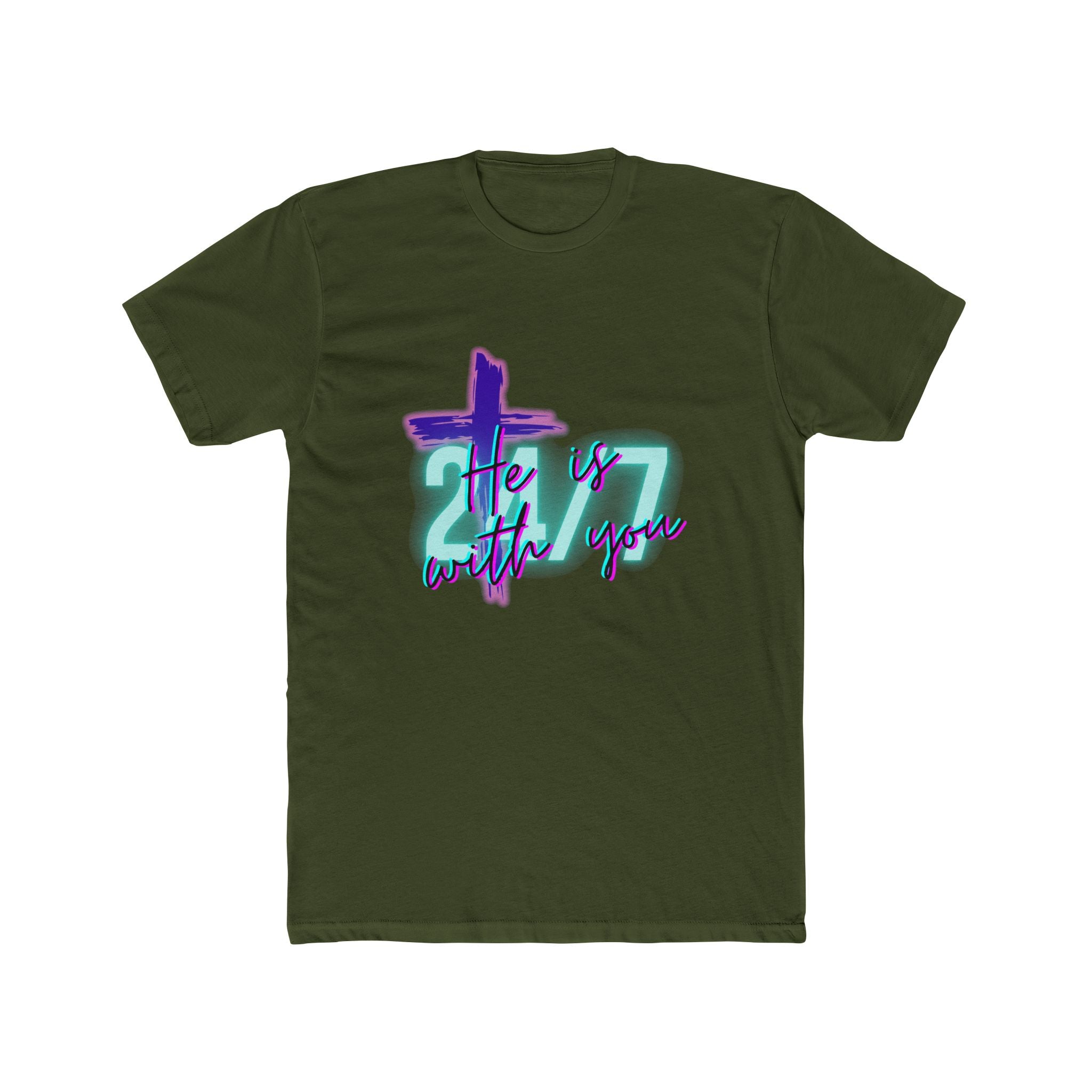 "He Is With You 24/7" — Tee