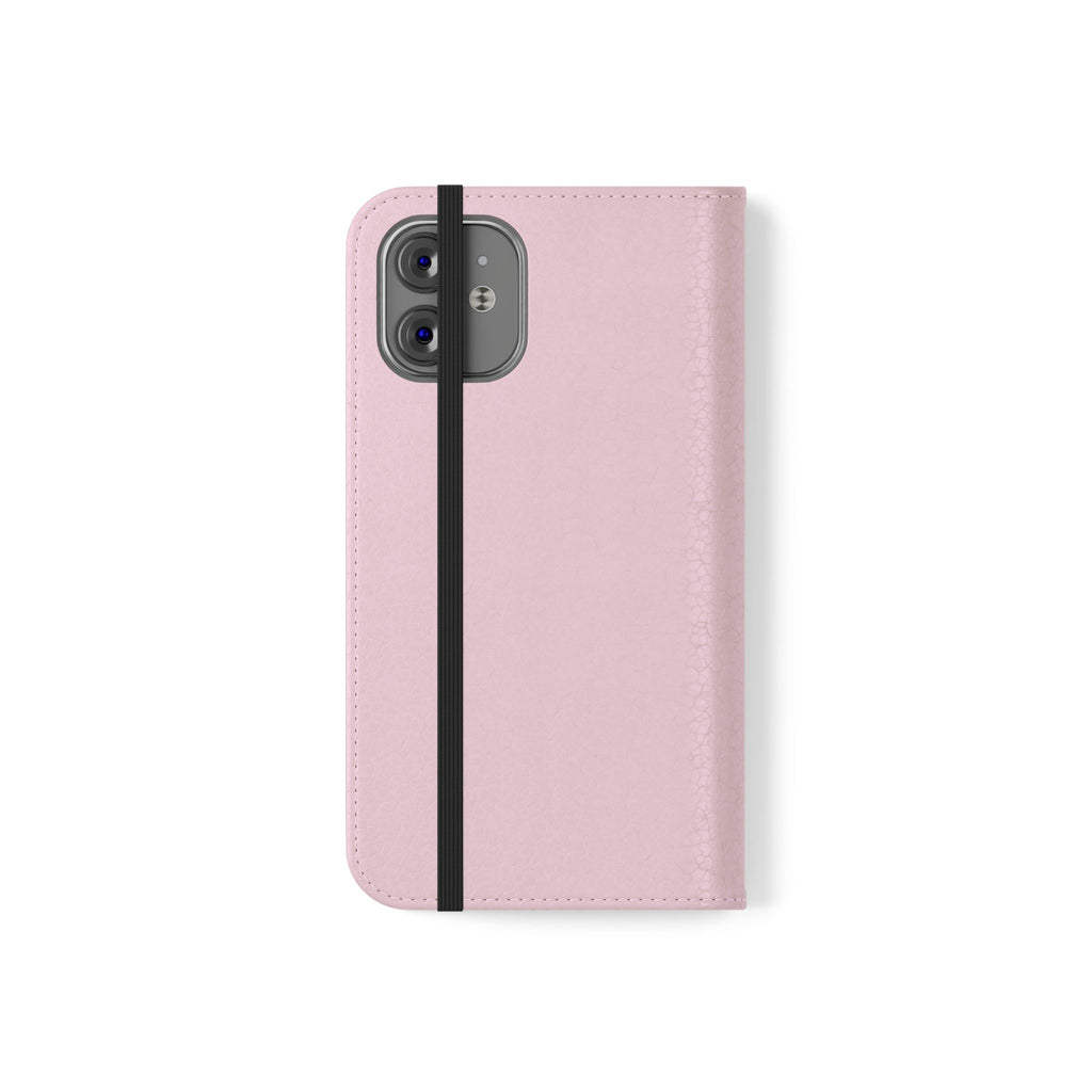 Pink Bee Logo Flip Phone Case — theOlivetbee Wallet Cover