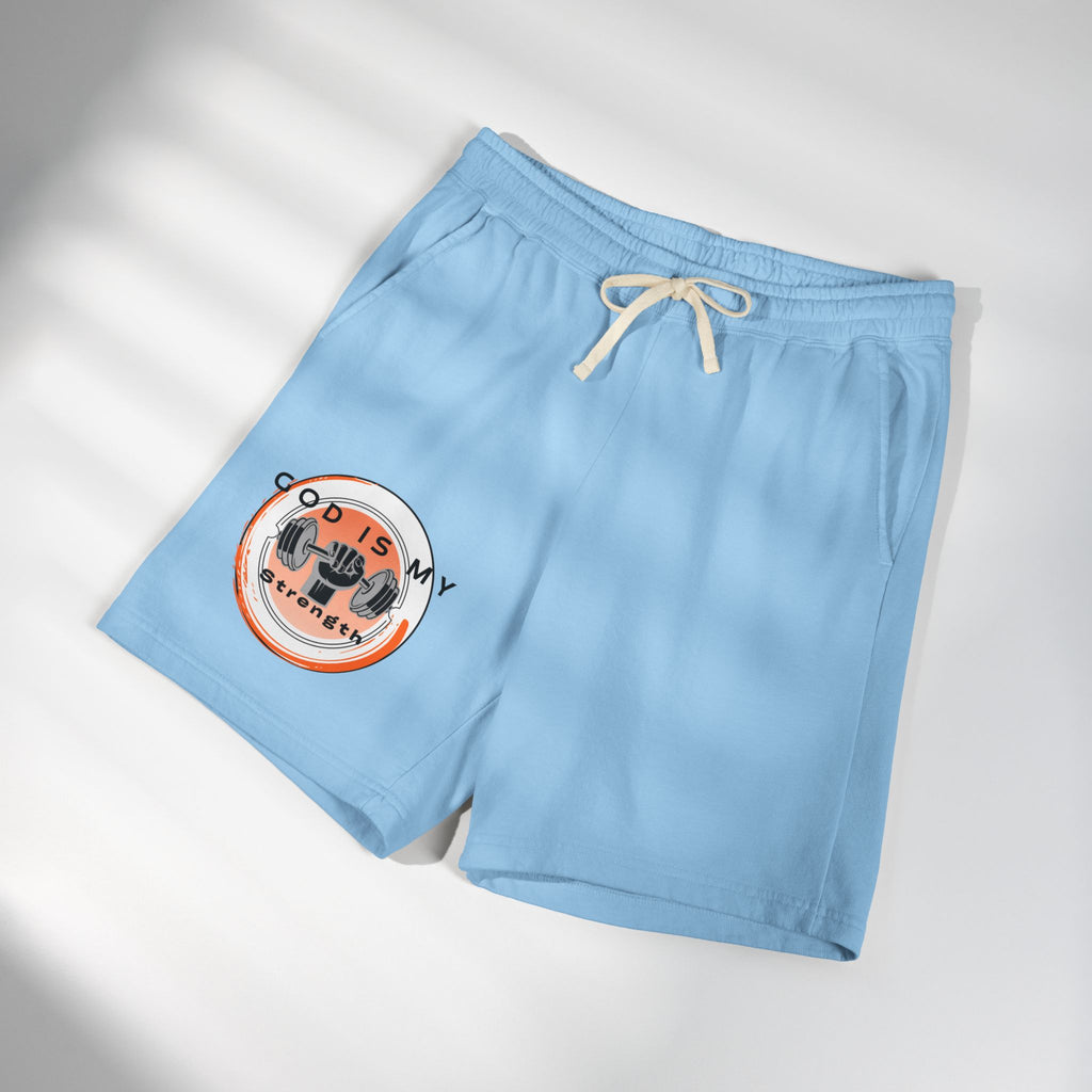 "God Is My Strength" — Fleece Sweat Shorts