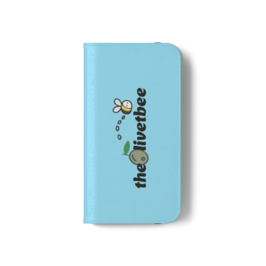Blue 'theOlivetbee' Flip Phone Case