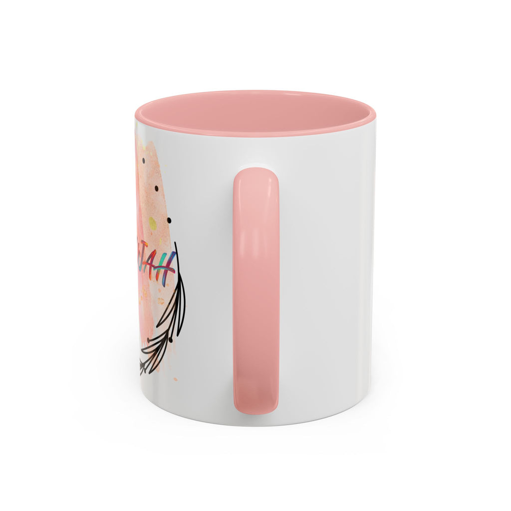 'Hallelujah'  —  Watercolor Accent Coffee Mug (11/15oz)