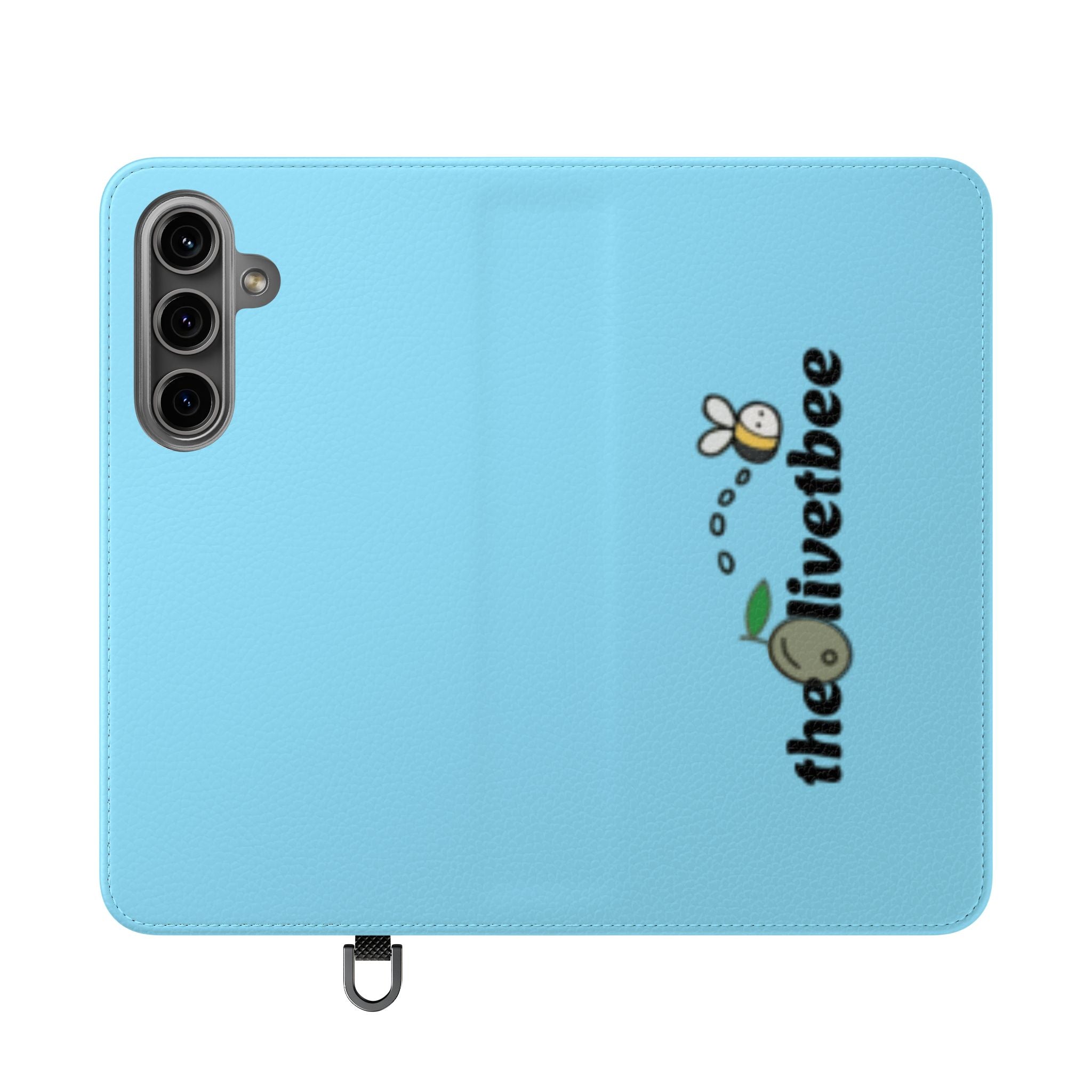 Blue 'theOlivetbee' Flip Phone Case