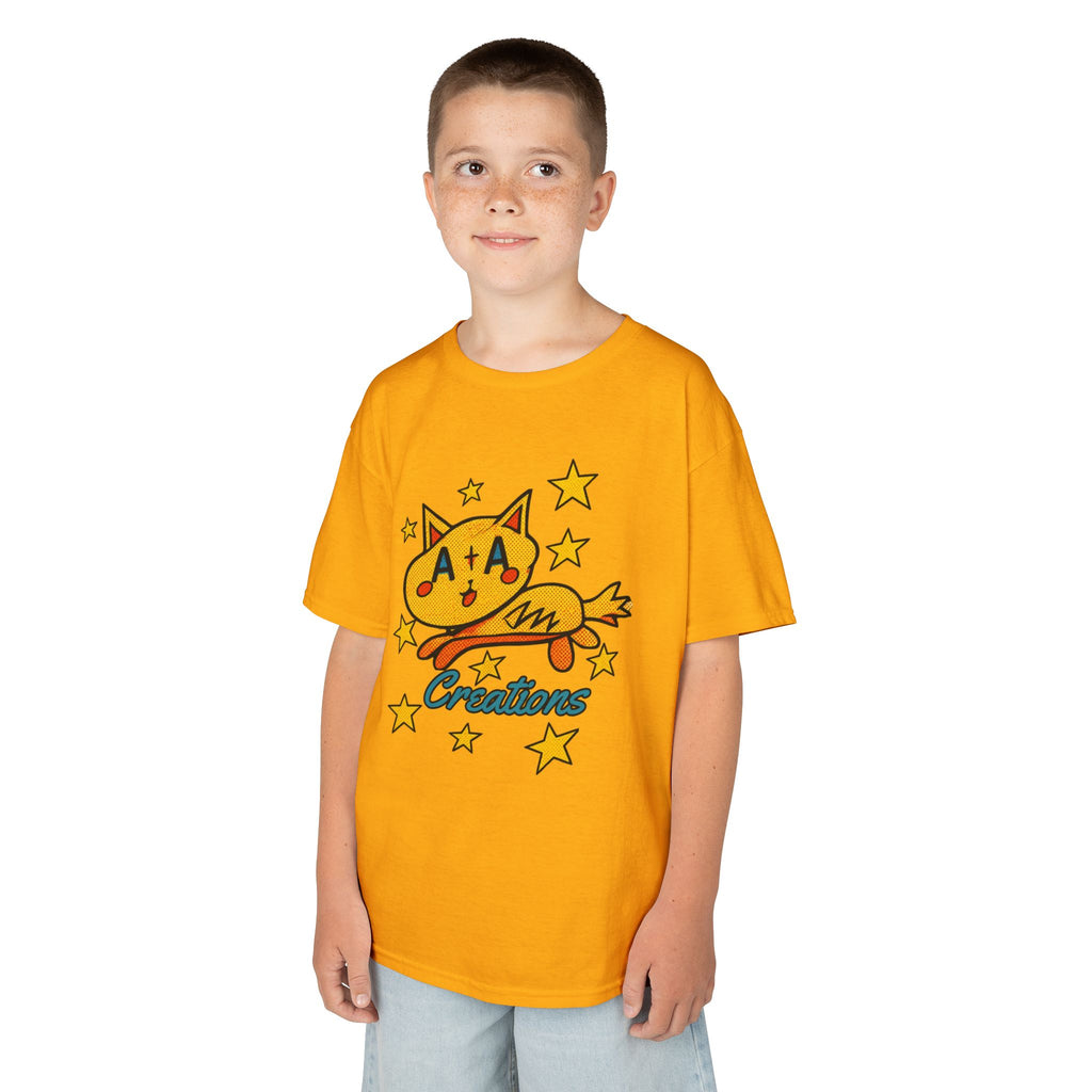 'A+A Creations' Star Gaze Kitty -  Kids Tee