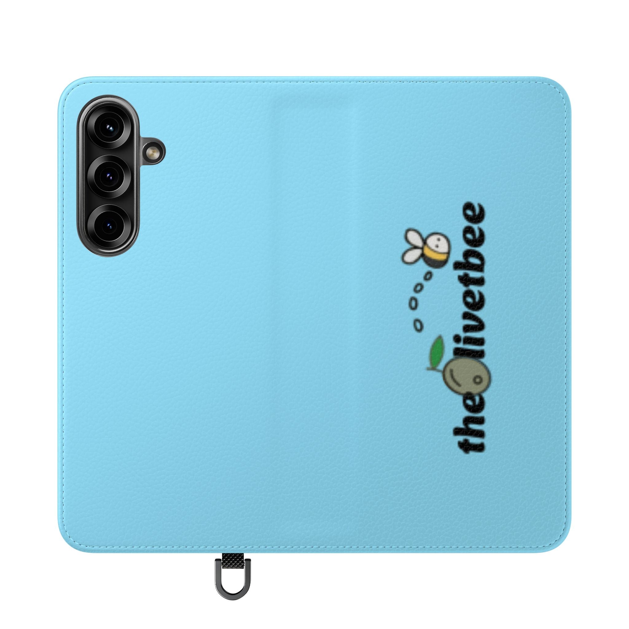 Blue 'theOlivetbee' Flip Phone Case