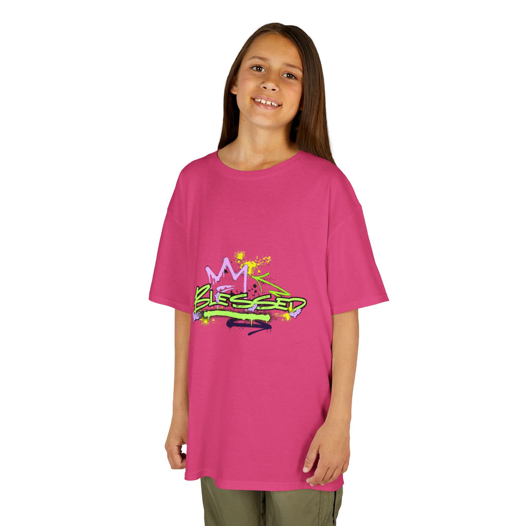 'Blessed' Graffiti - Kids Tee