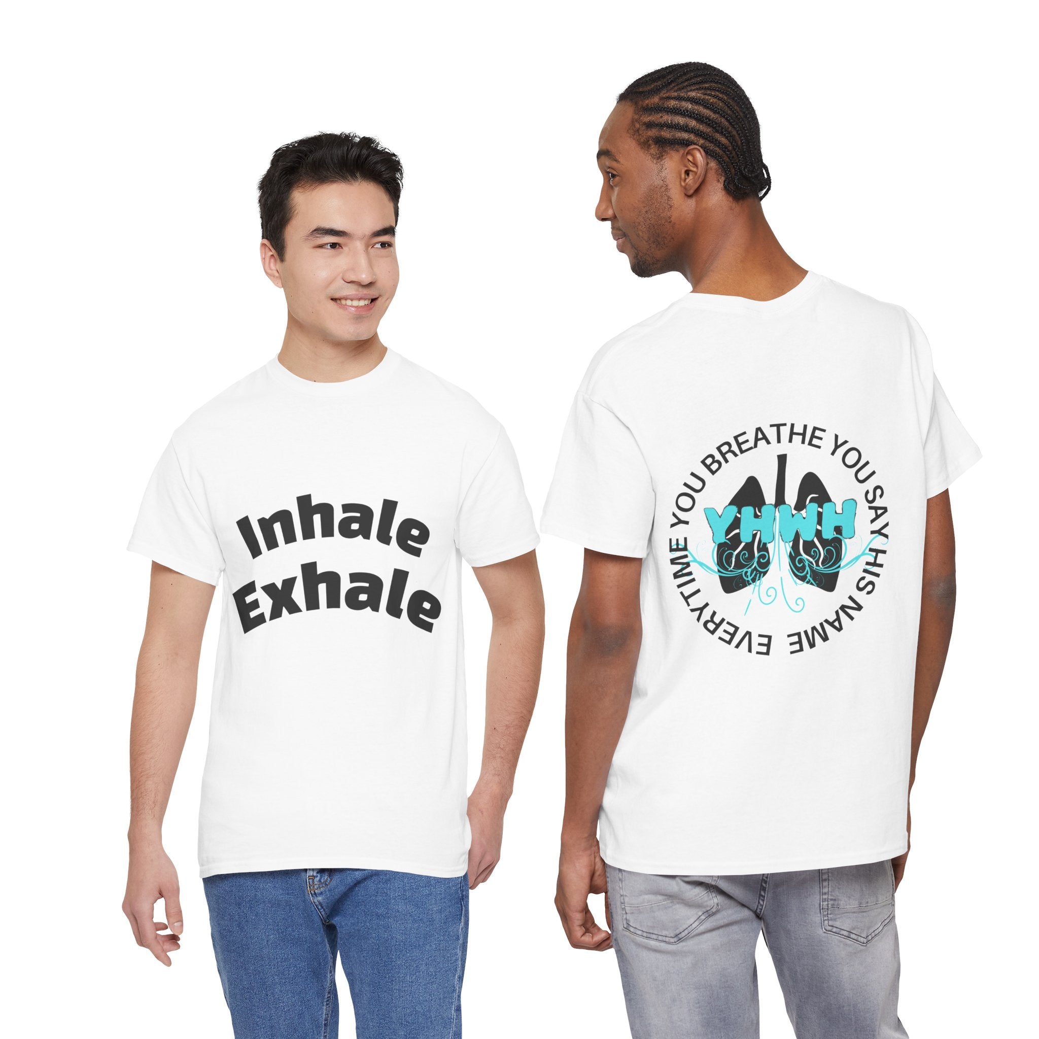 'Inhale/Exhale YHWH'  — T-Shirt