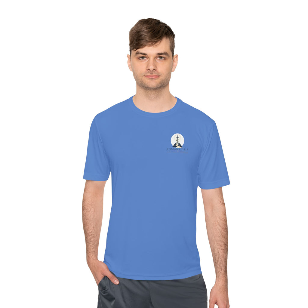Romans 5:3-5 Christian workout T-Shirt