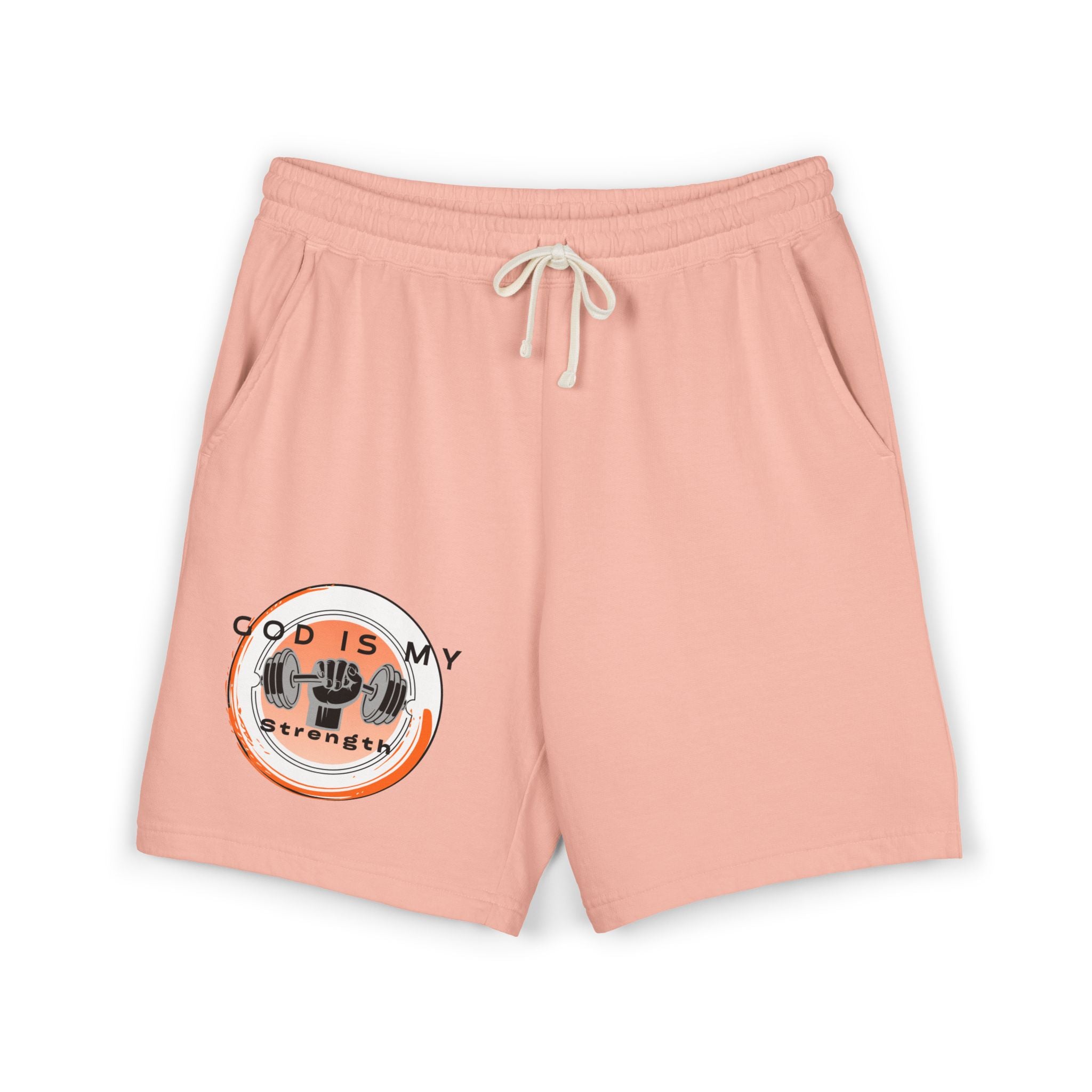 "God Is My Strength" — Fleece Sweat Shorts