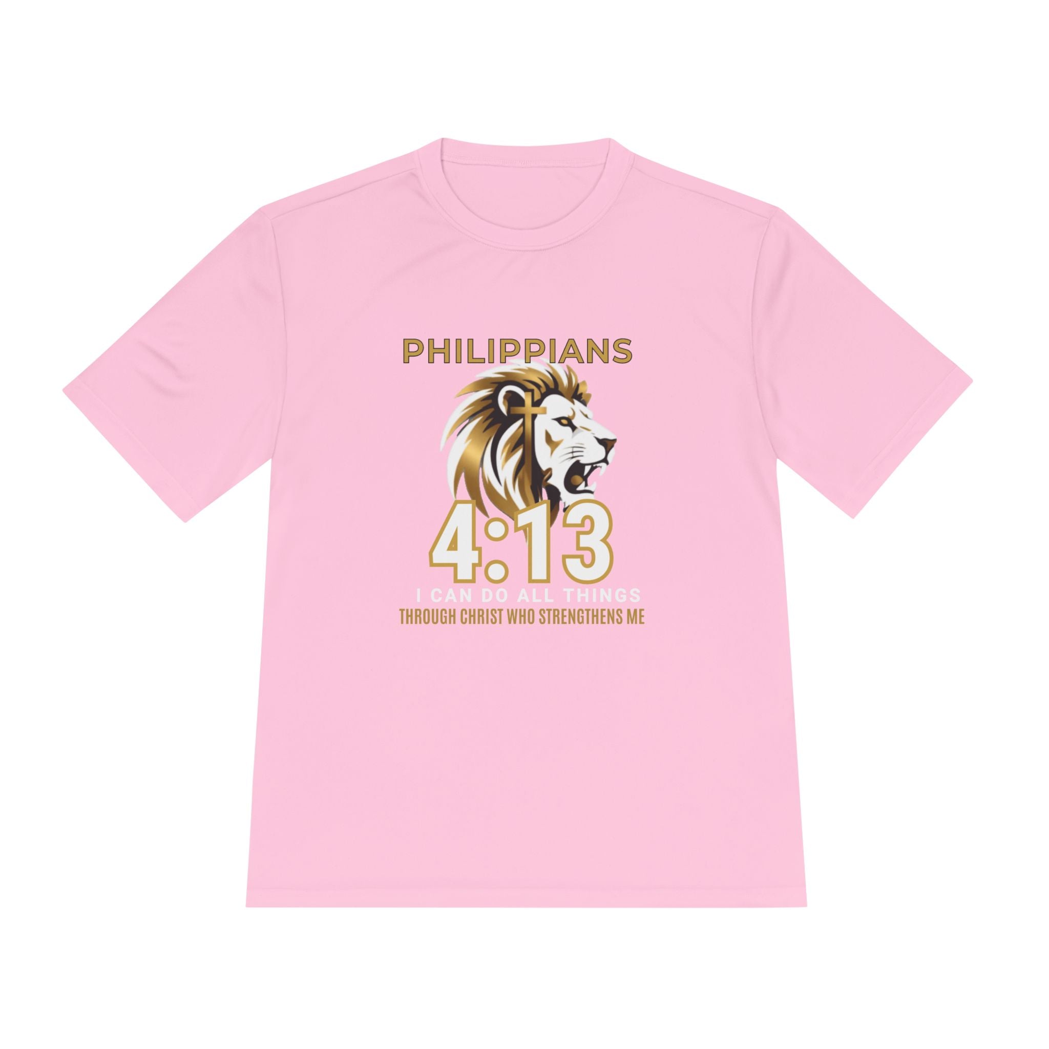 Philippians 4:13: "I Can Do All Things" — Moisture Wicking T-Shirt