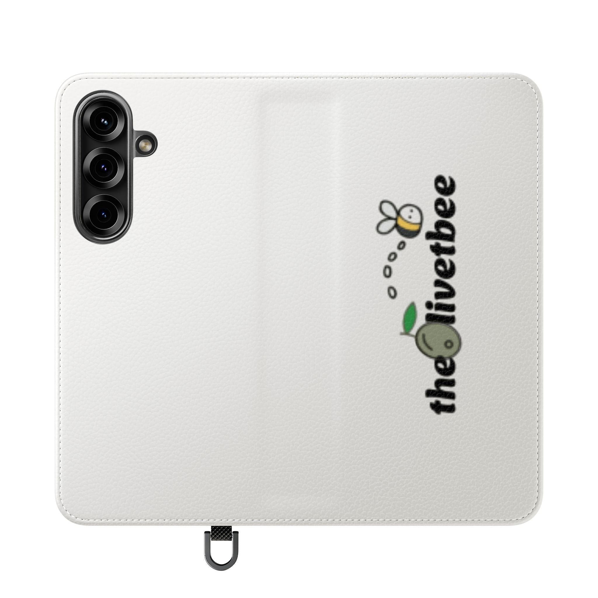 Flip Case Phone Wallet — 'theOlivetbee' Folio with Card Slots