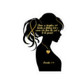 Proverbs 31:30: Gold Heart— Sticker