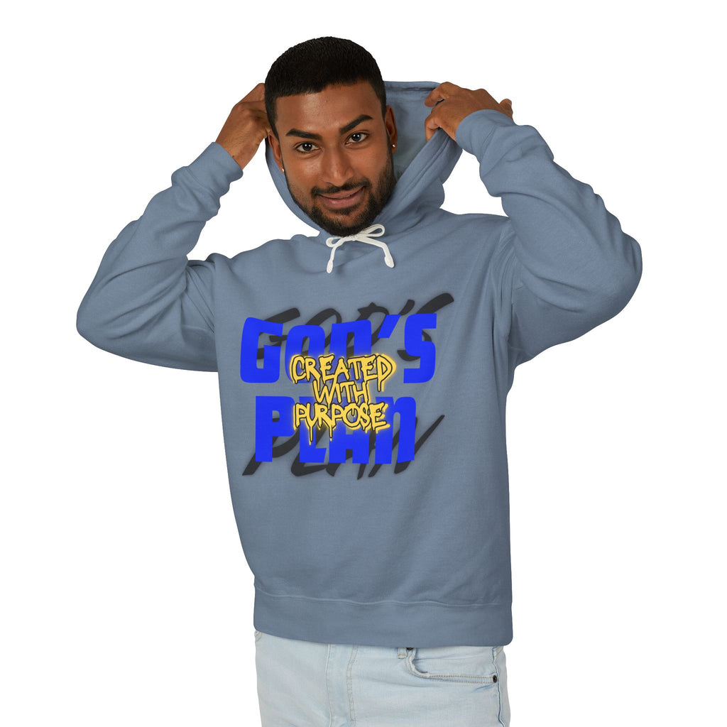 "Created With Purpose" Lightweight Hooded Sweatshirt