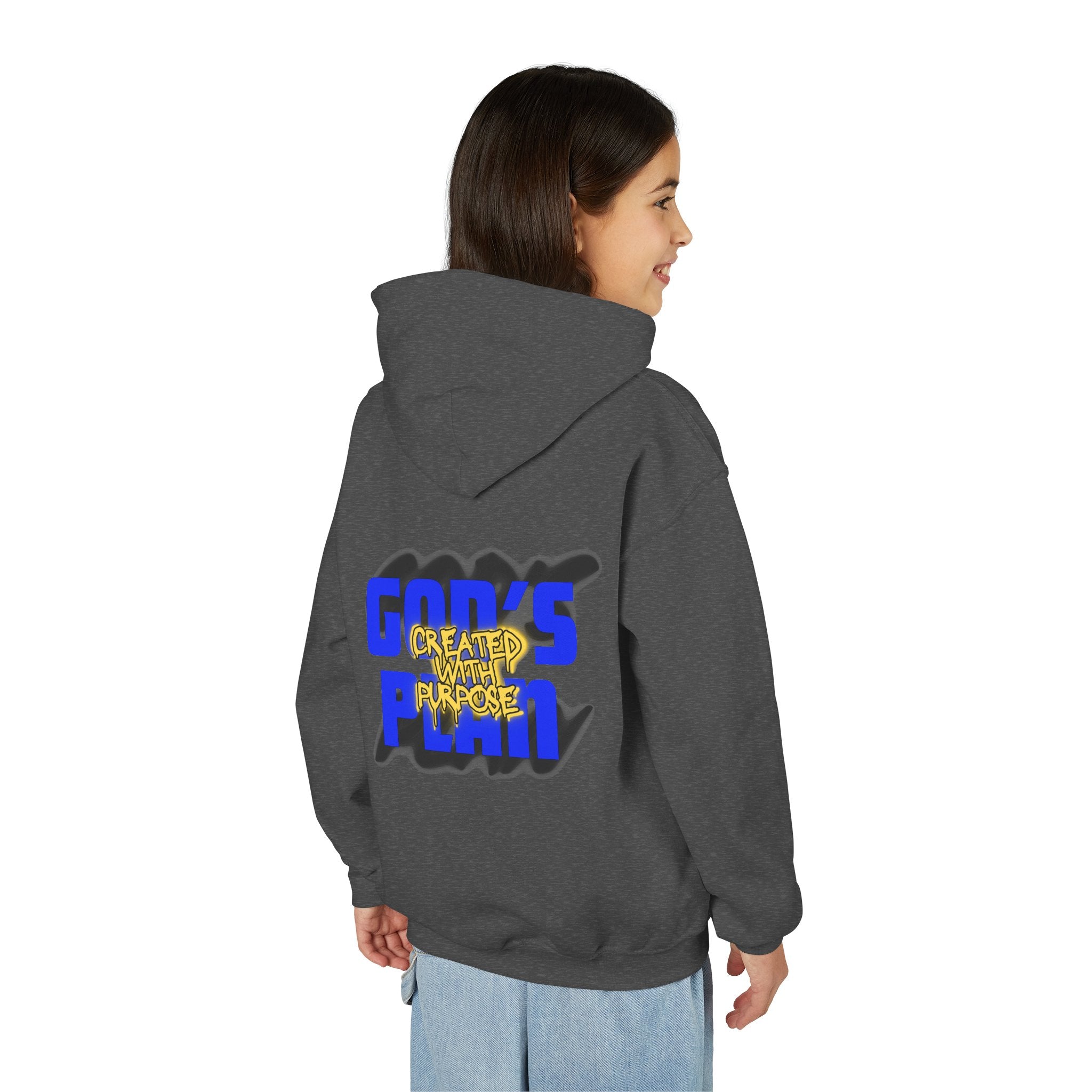 "Created With Purpose" Kids - Graphic Hoodie