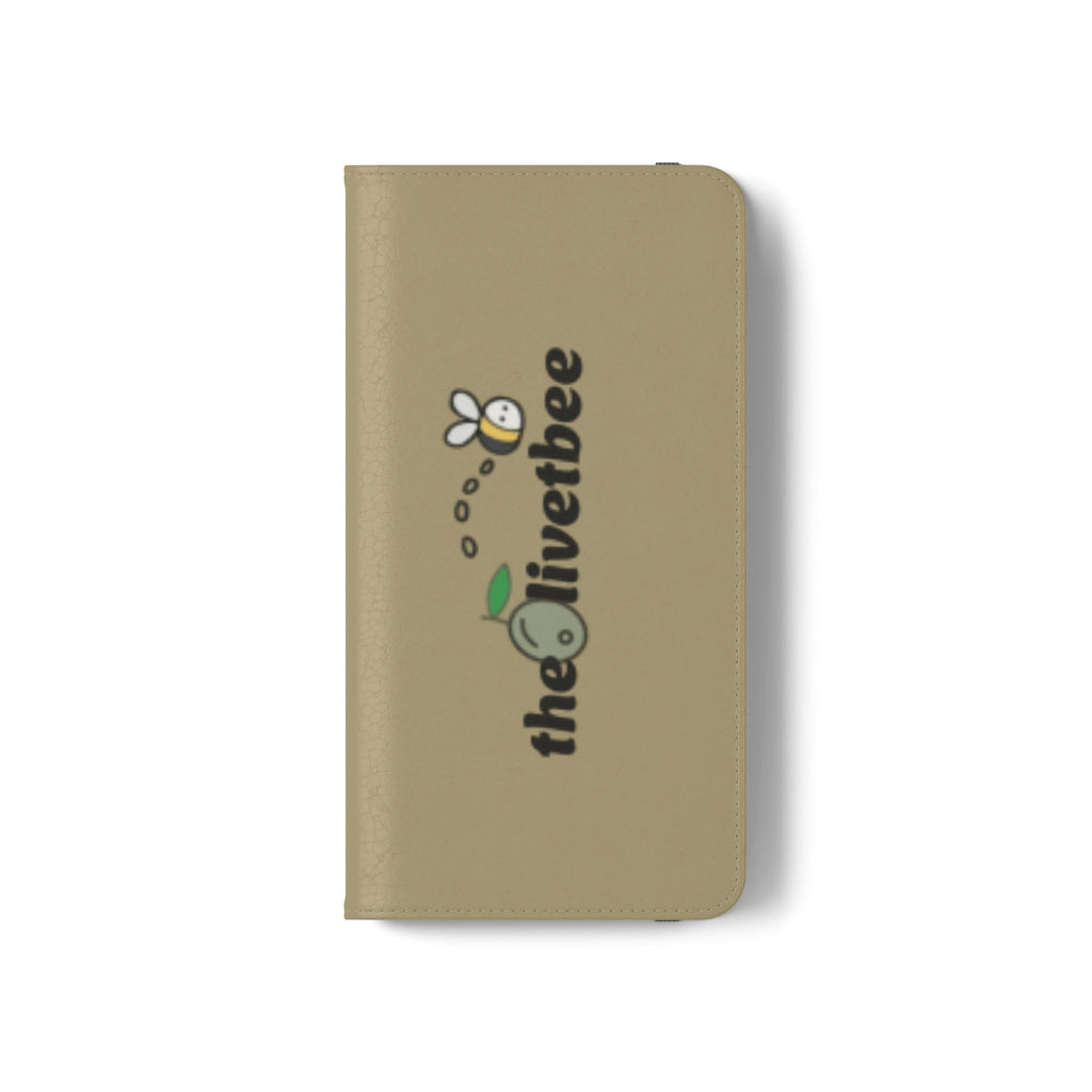 Flip Case Phone Wallet — 'theOlivetbee' Logo Folio Cover with Card Slots