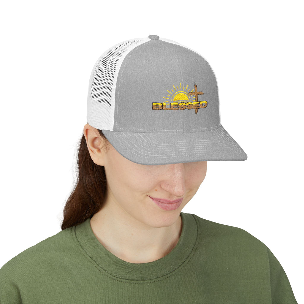 'Blessed' Sunrise Trucker Cap