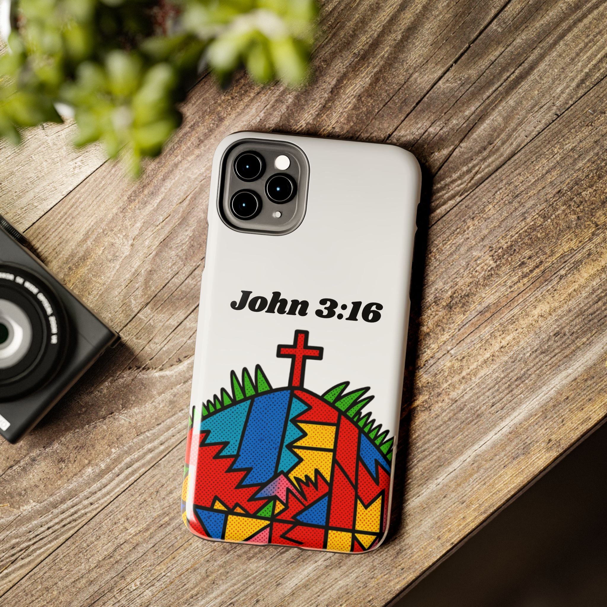 John 3:16 Art Phone Case